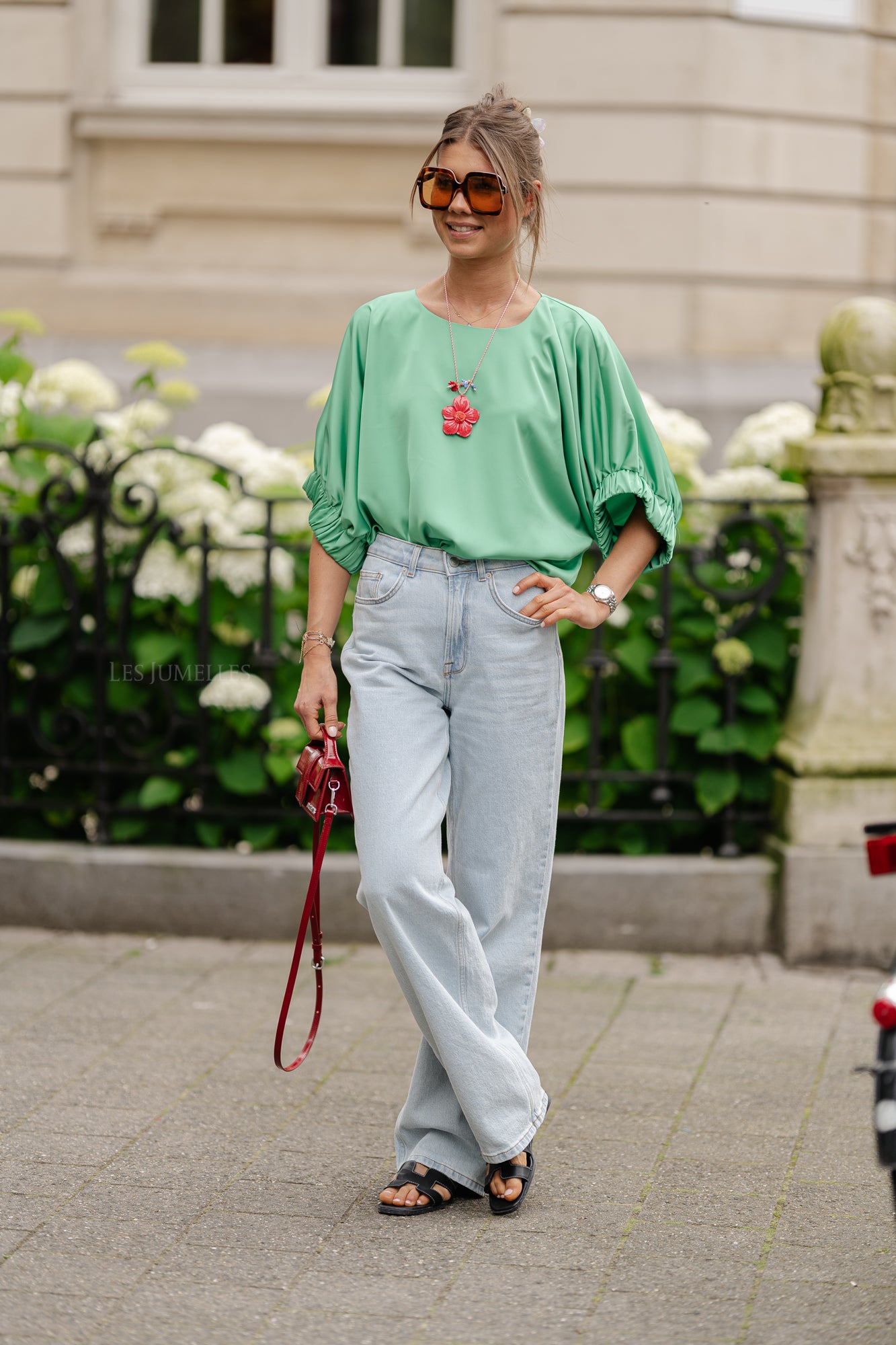 Rita blouse green