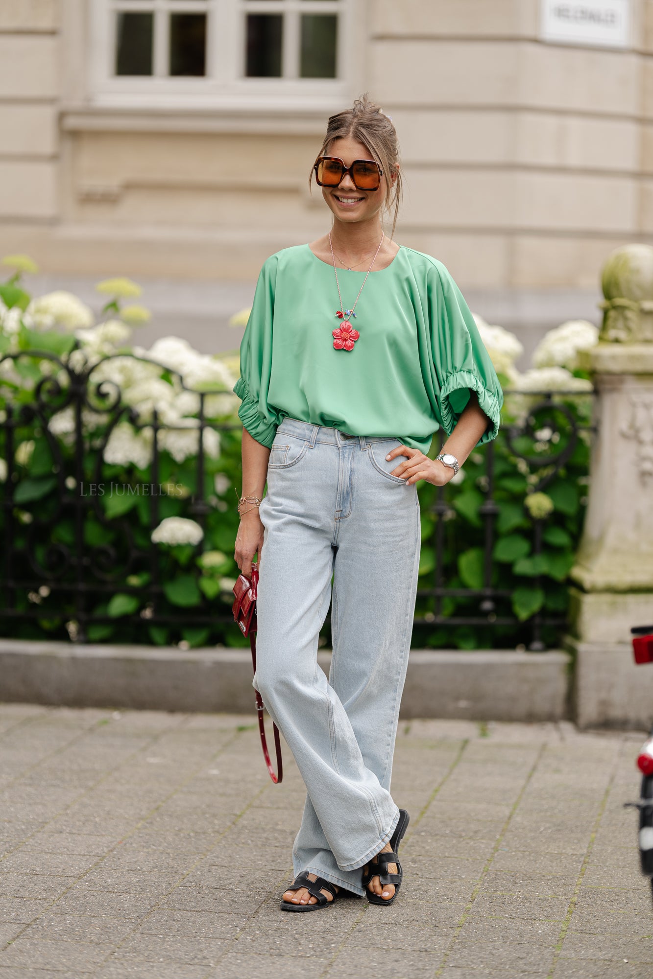 Rita blouse green