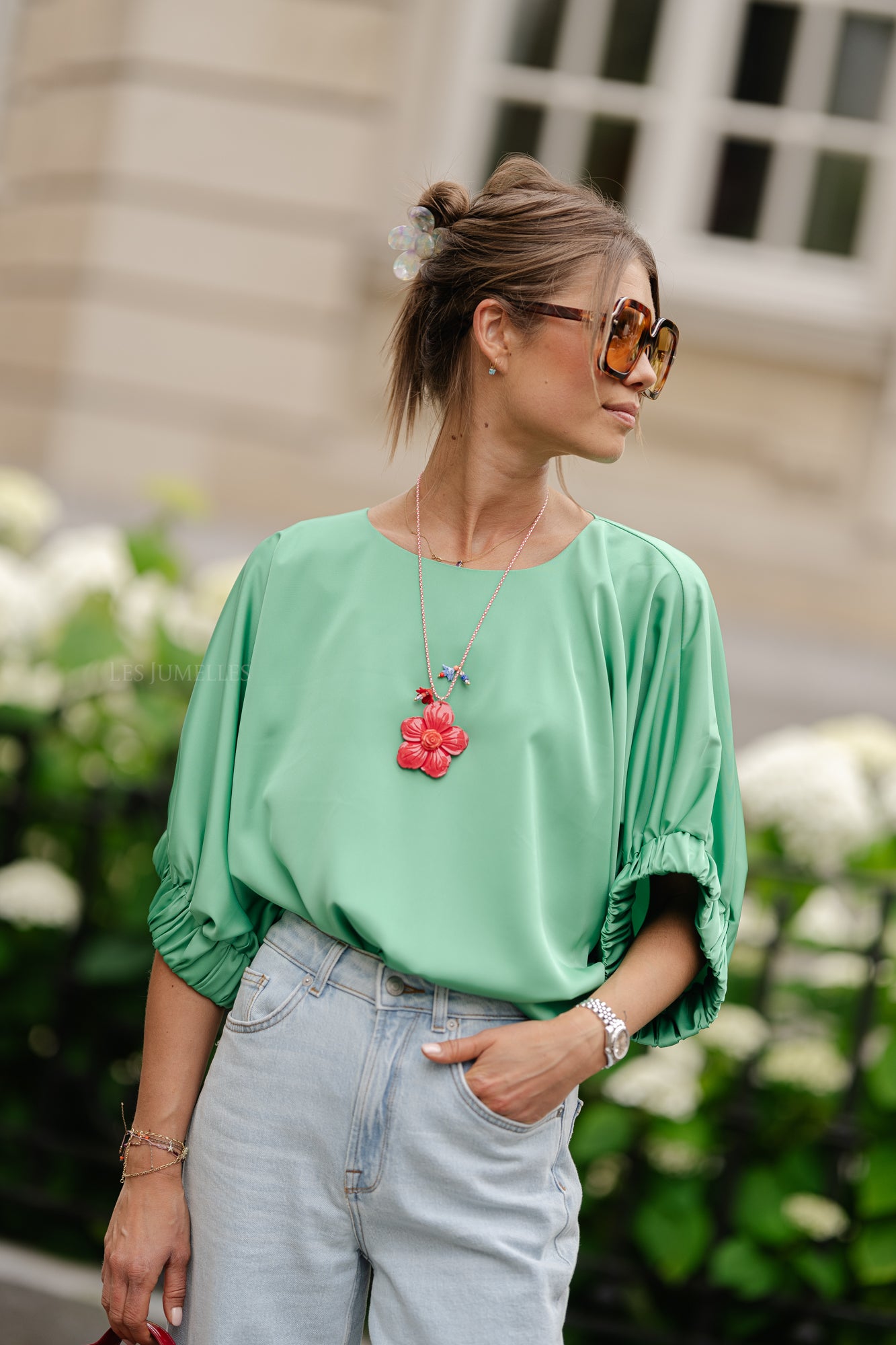 Rita blouse green