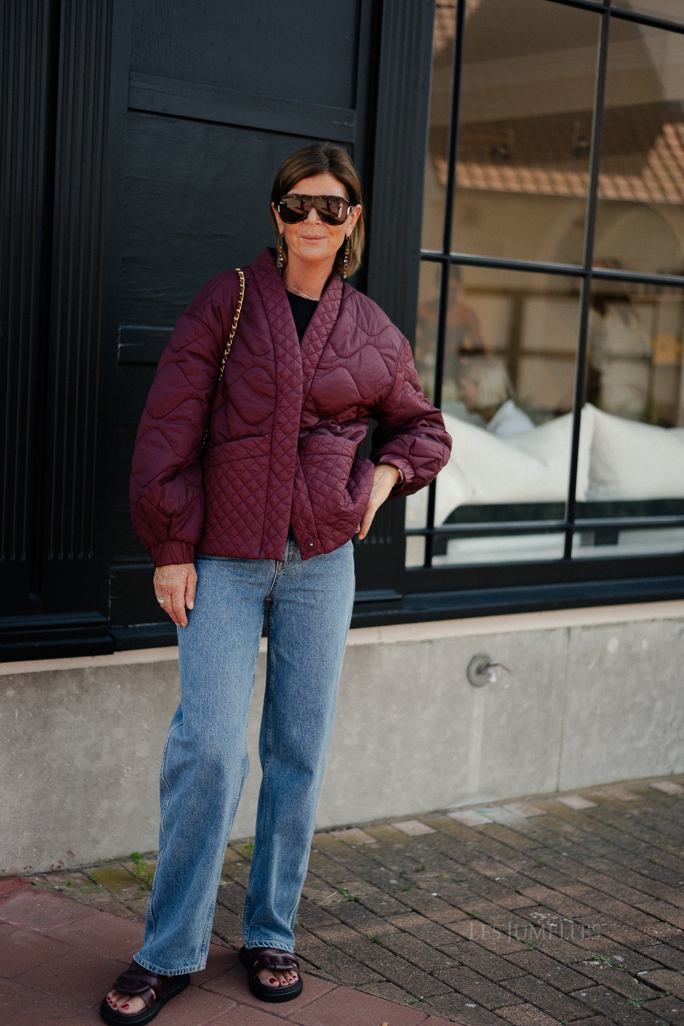 YASTucco LS padded jacket port royale