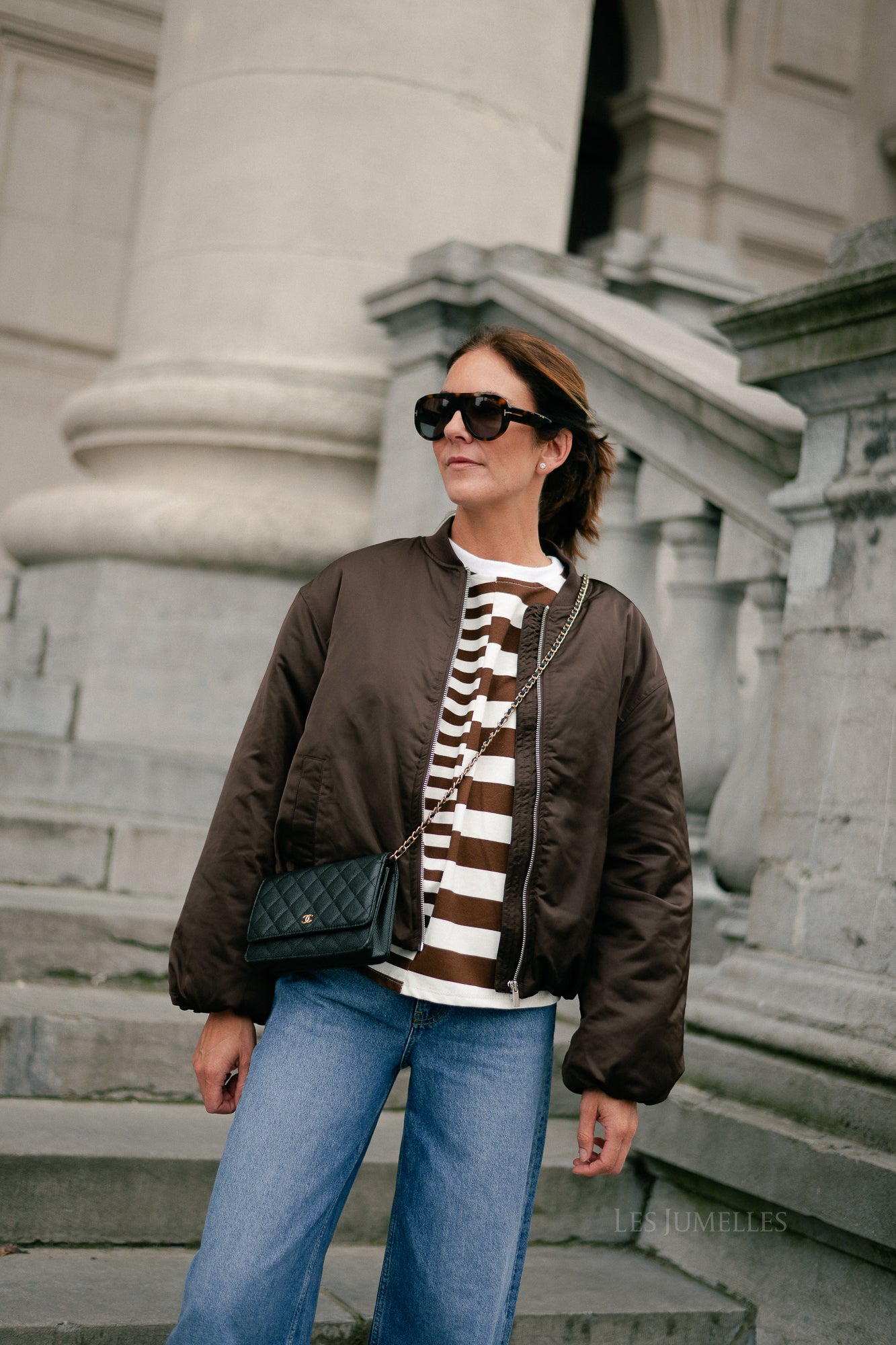 VIBillie L/S bomber jacket coffee bean