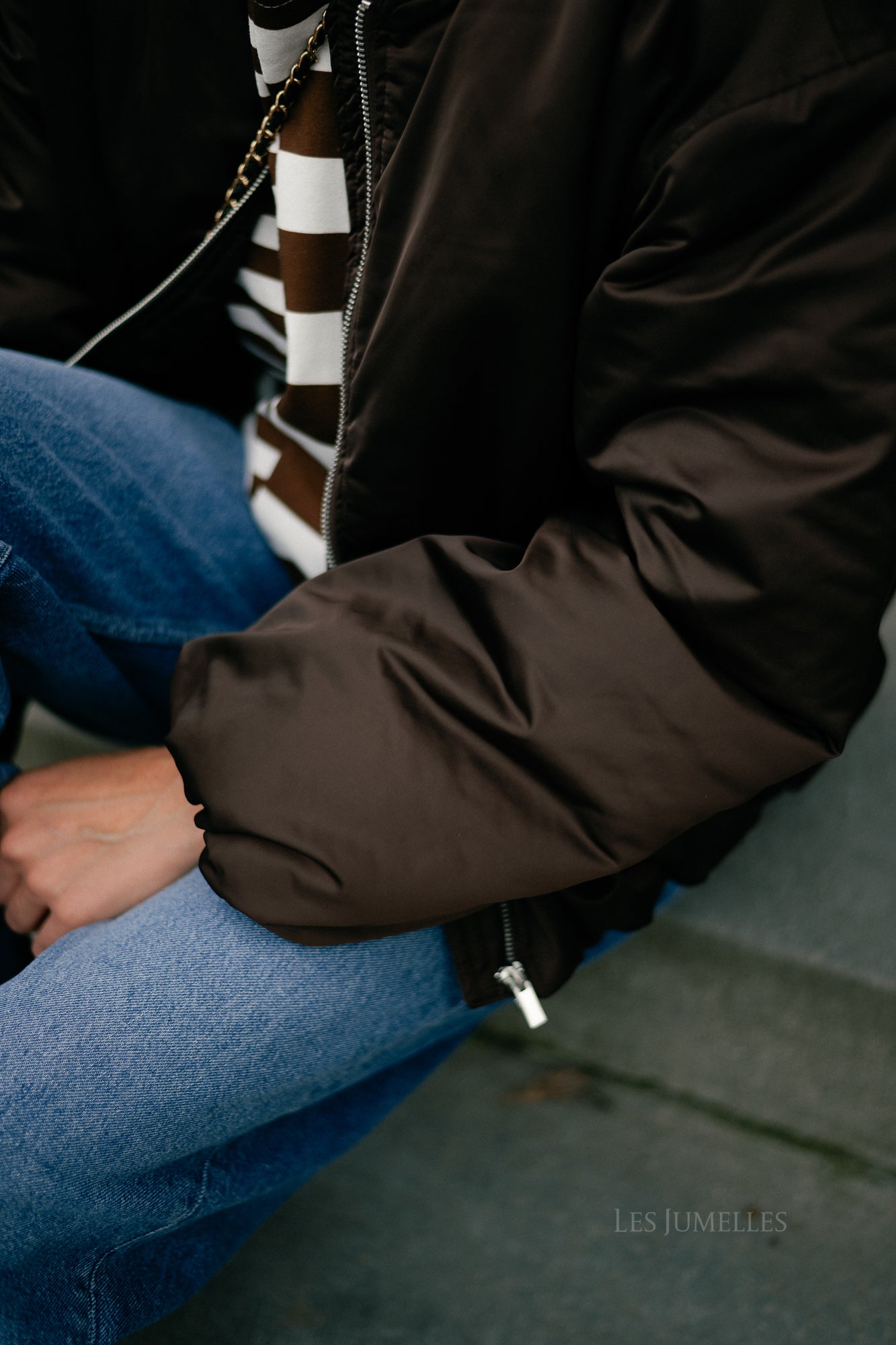 VIBillie L/S bomber jacket coffee bean