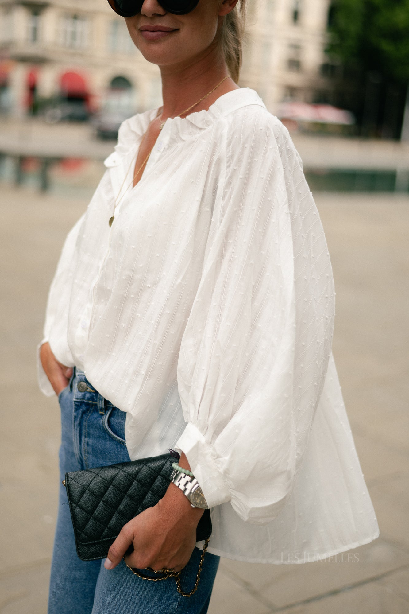 Poppy blouse white