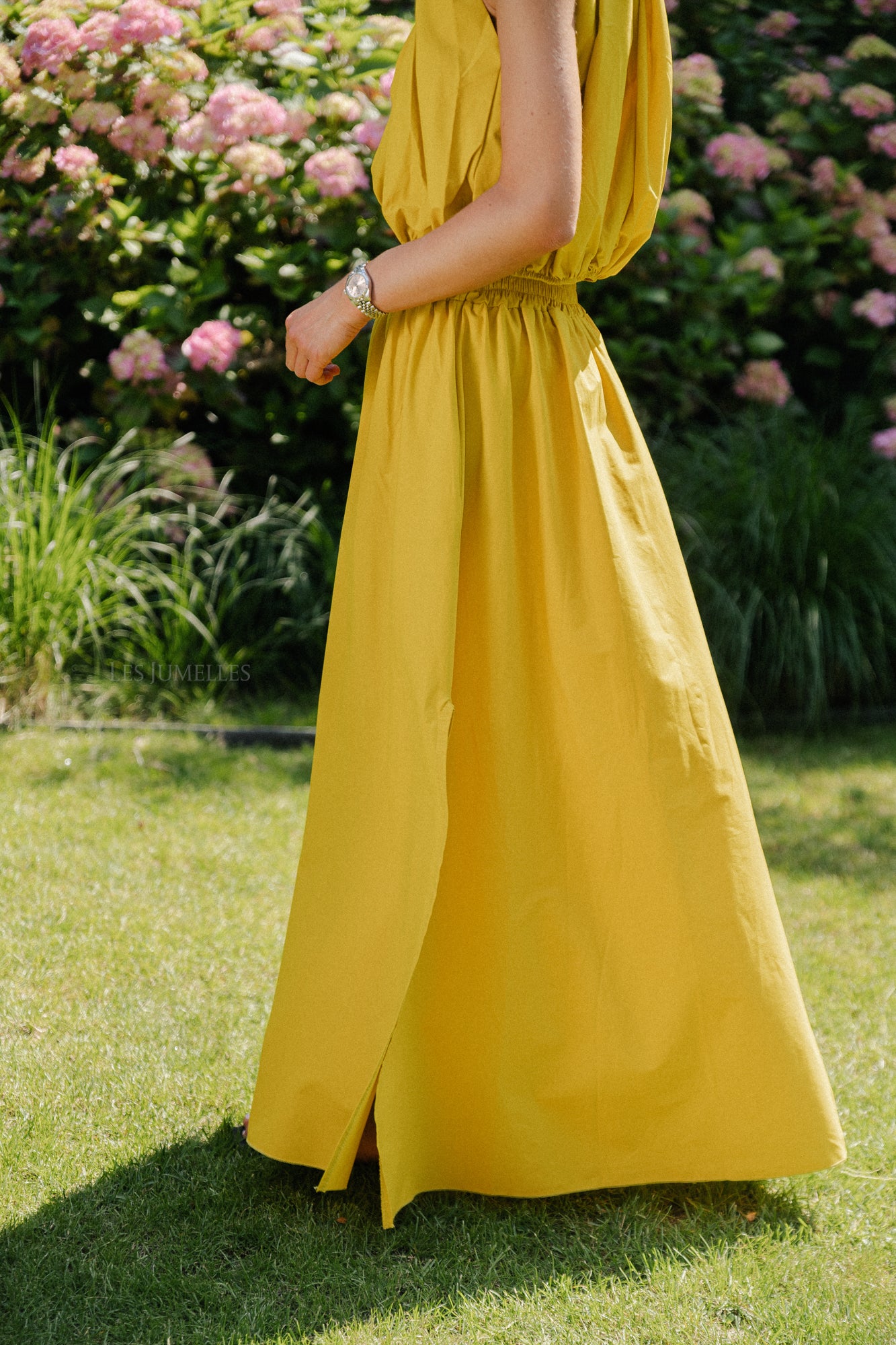 Fran long skirt ochre