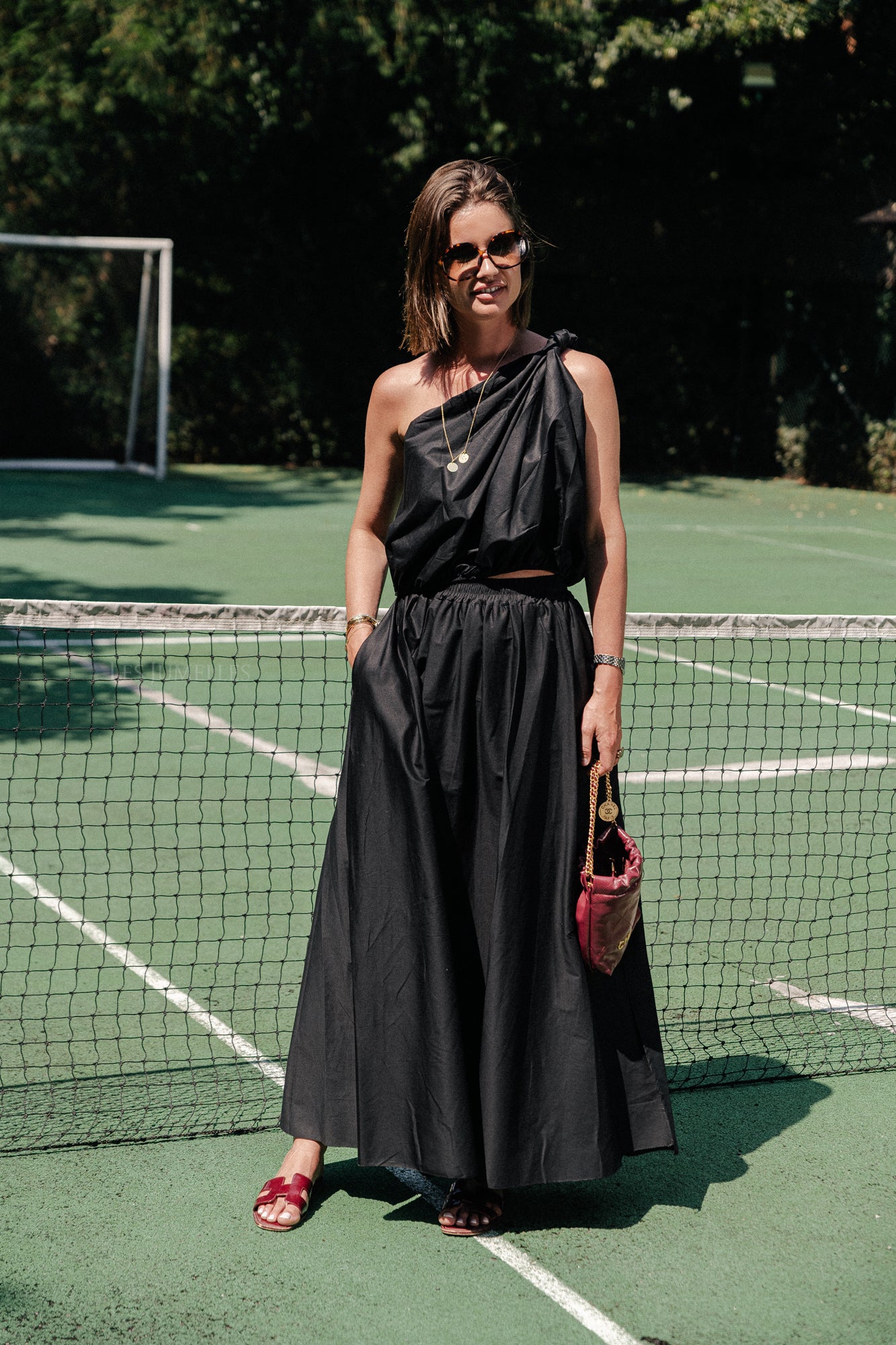 Fran langer Rock schwarz