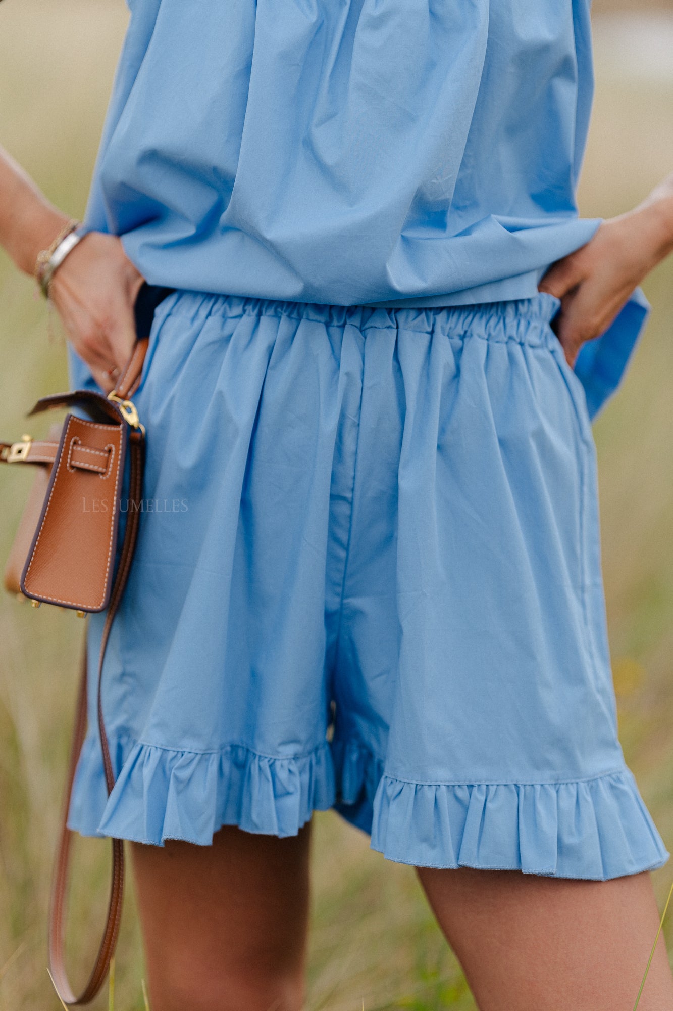 Short Coralie bleu