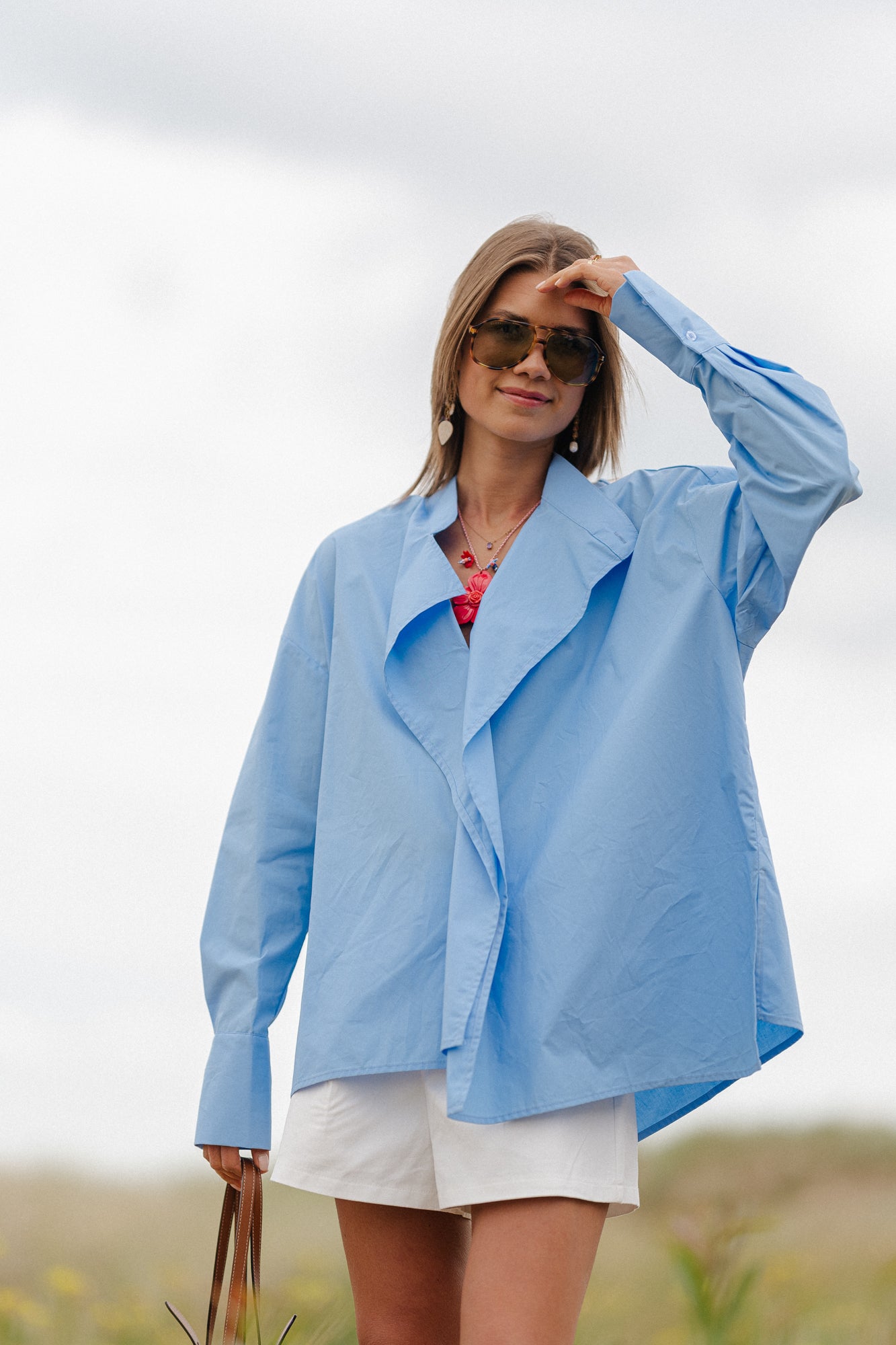 Jackie Hemd in Hellblau