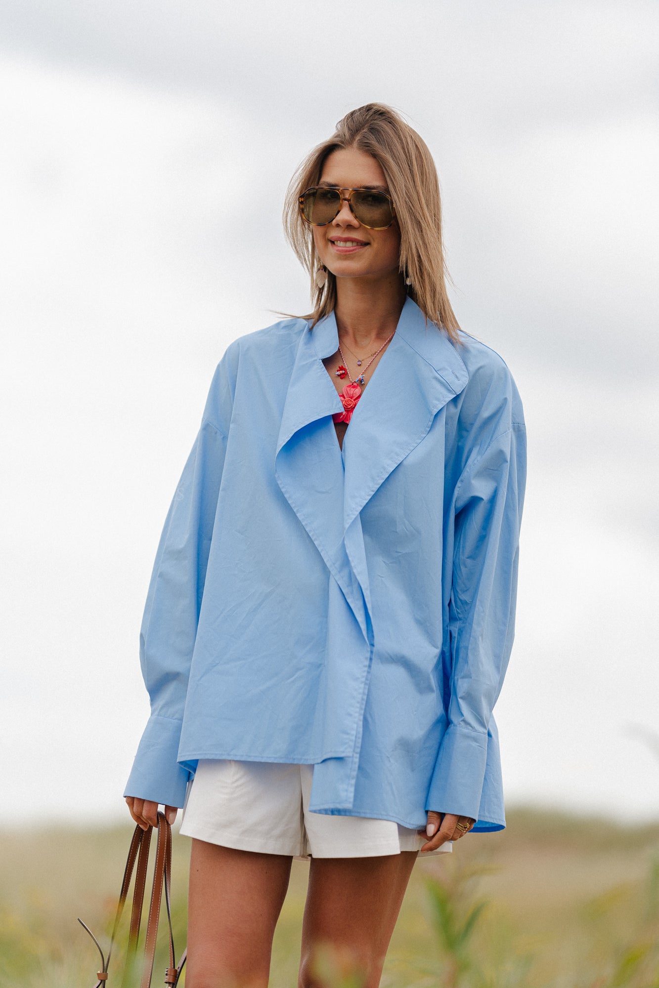 Jackie Hemd in Hellblau