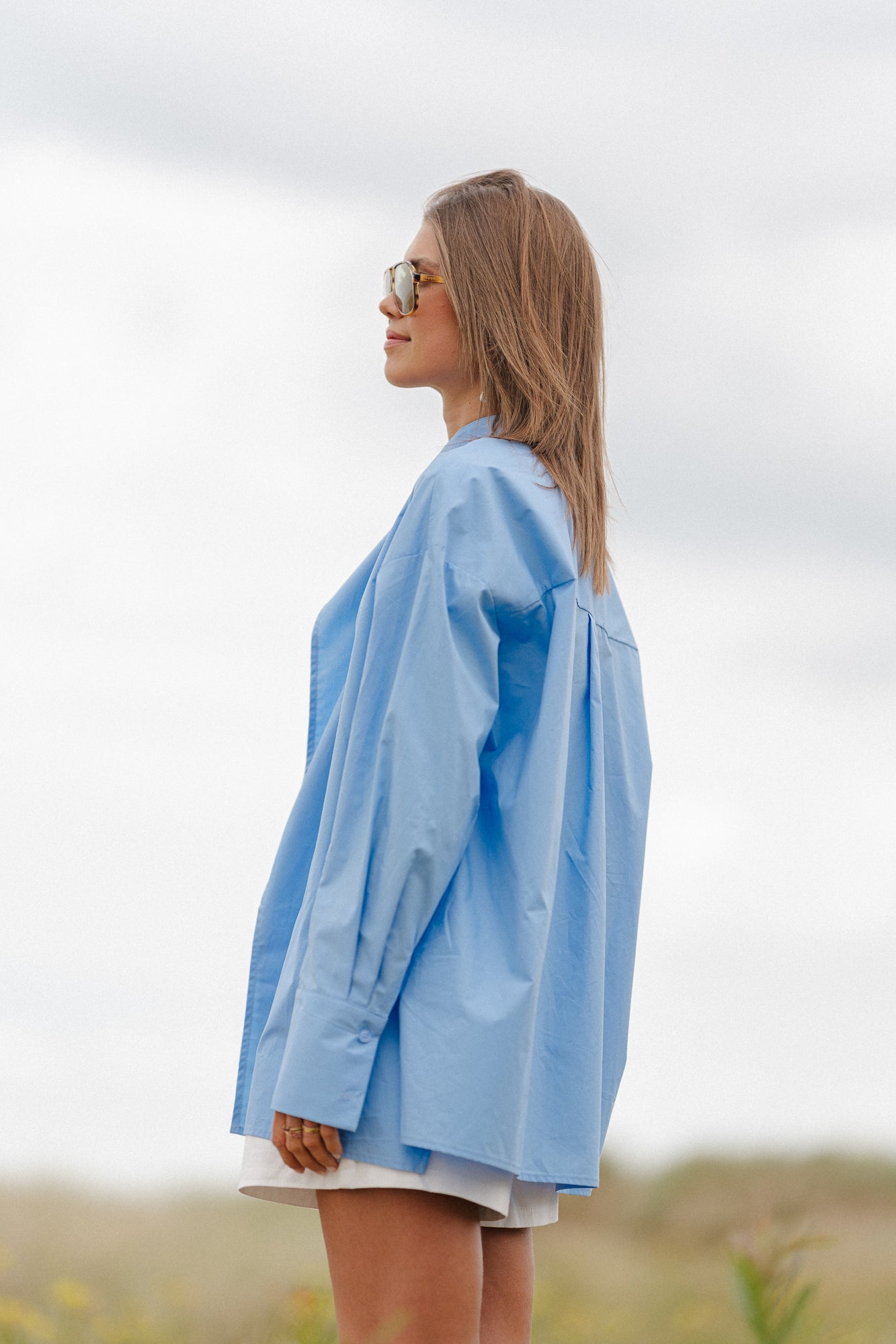 Jackie Hemd in Hellblau
