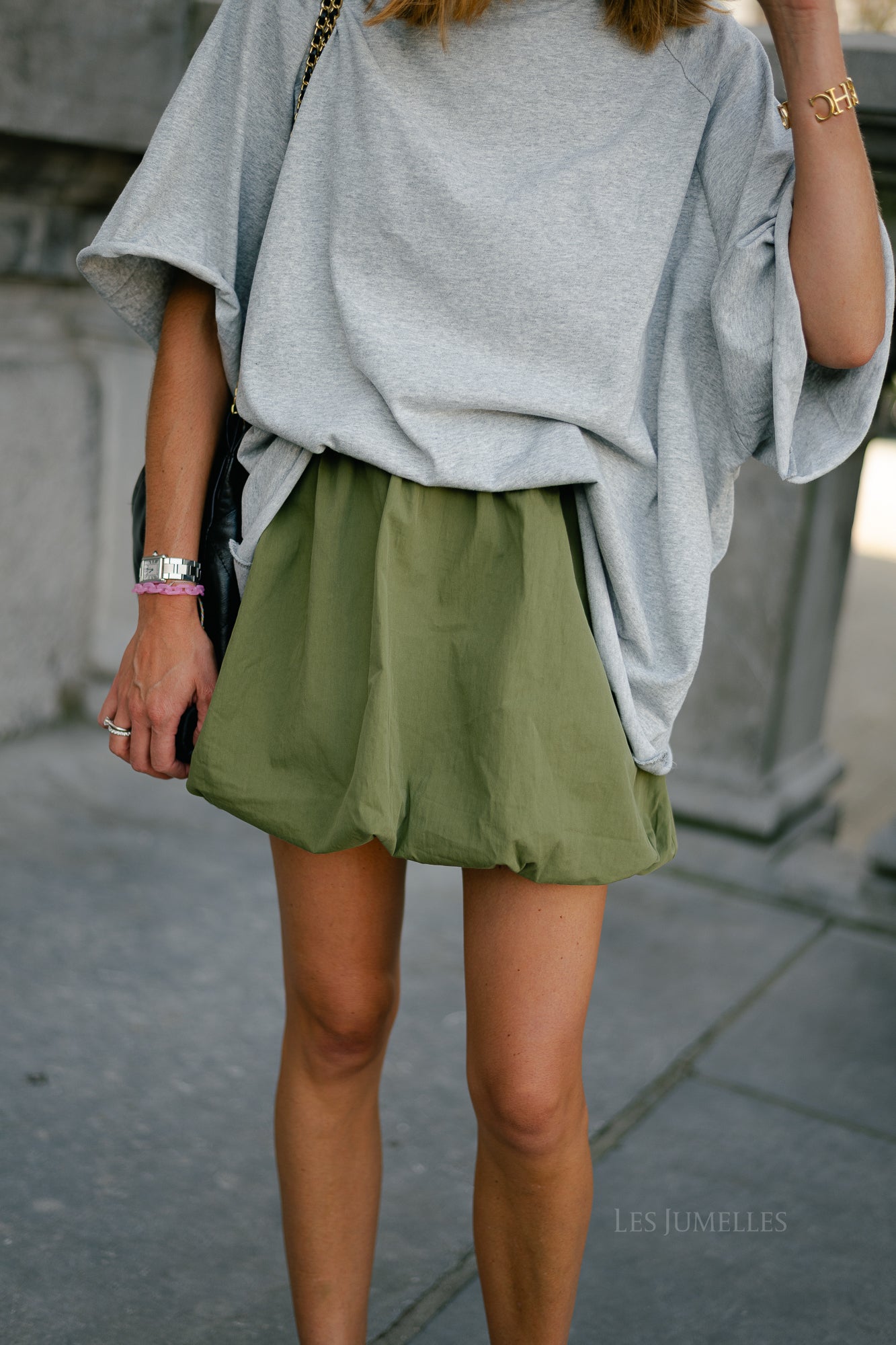 Marissa skirt grape leaf