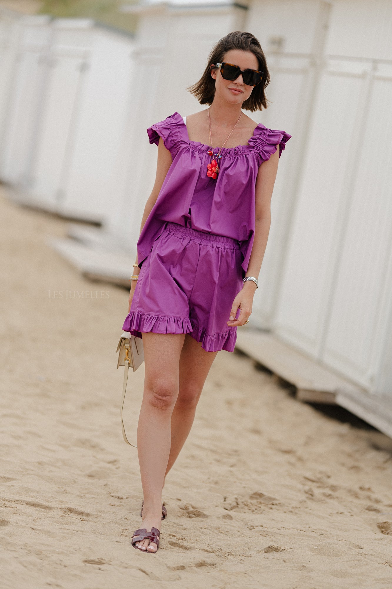 Coralie short magenta