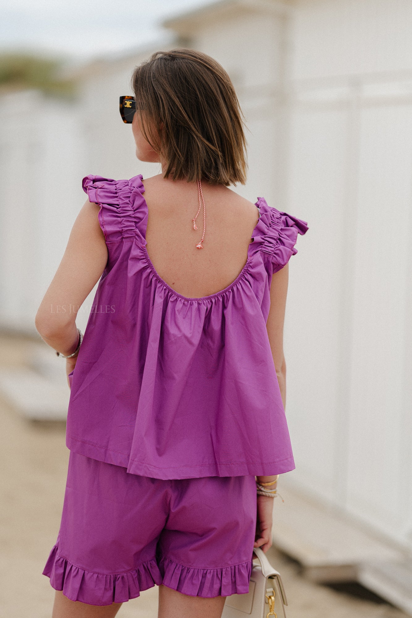Coralie short magenta