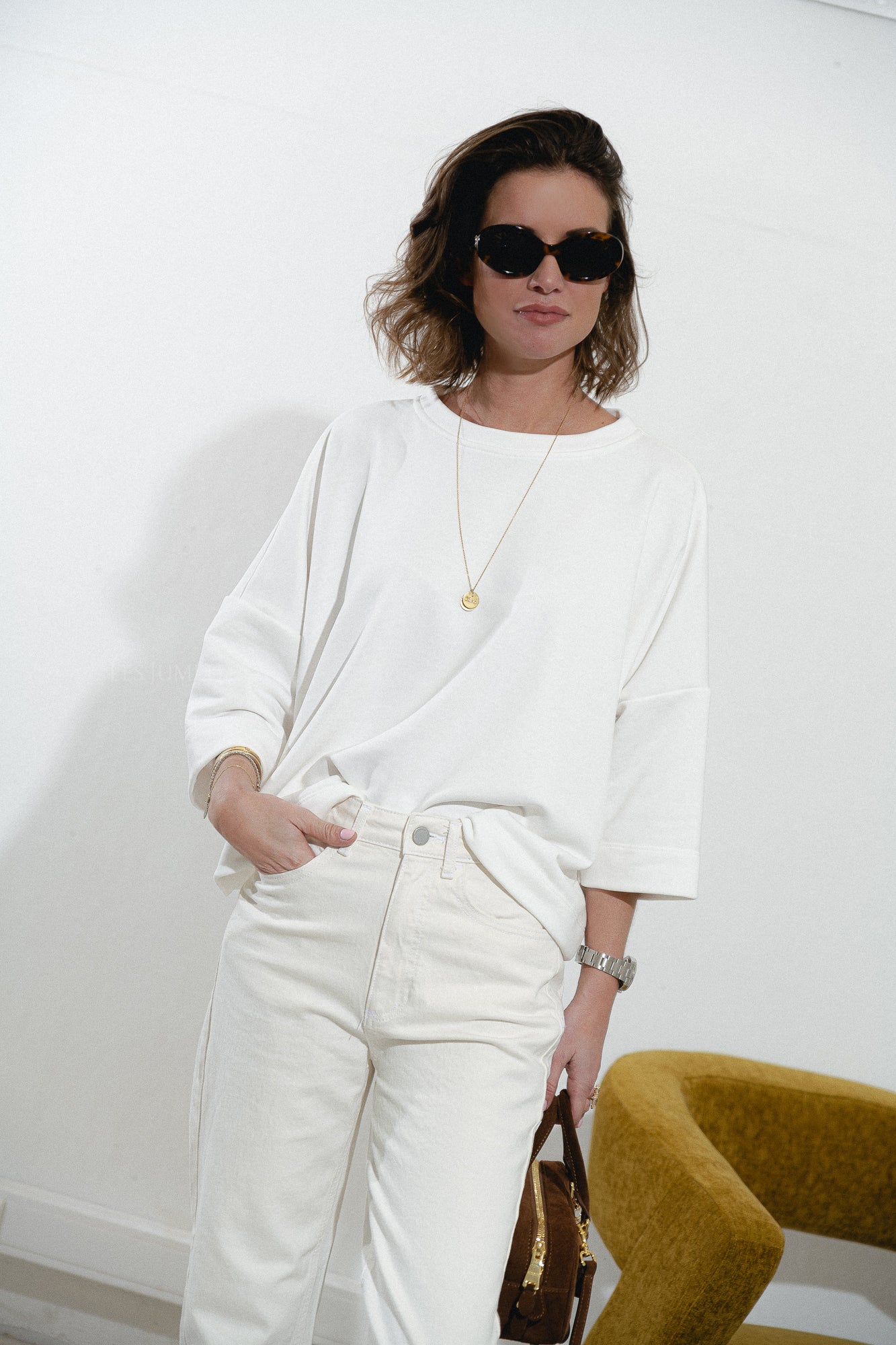 Nicky sweatshirt white
