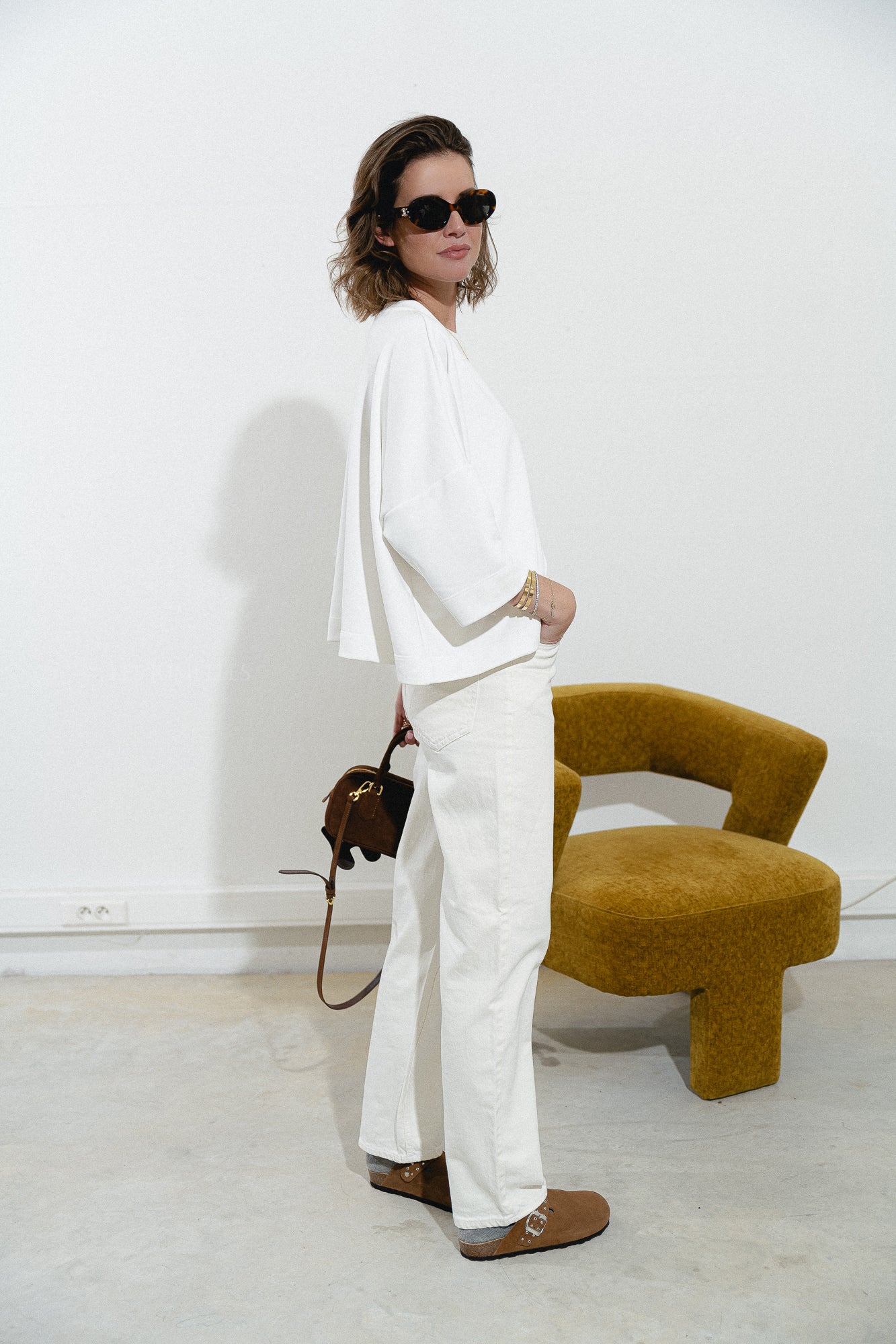 Nicky sweatshirt white