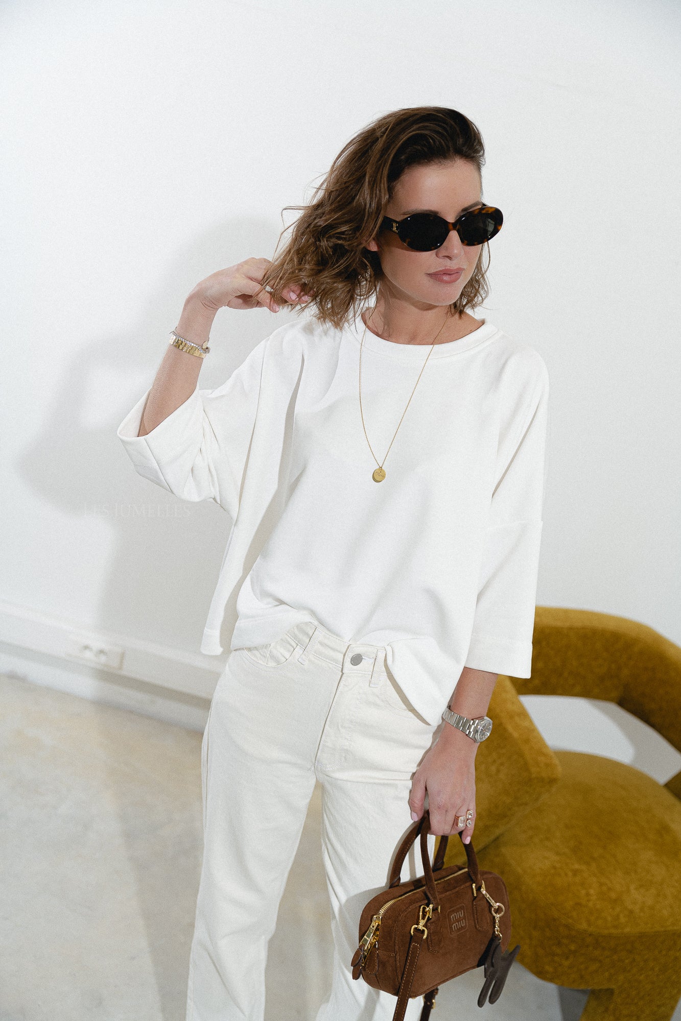 Nicky sweatshirt white
