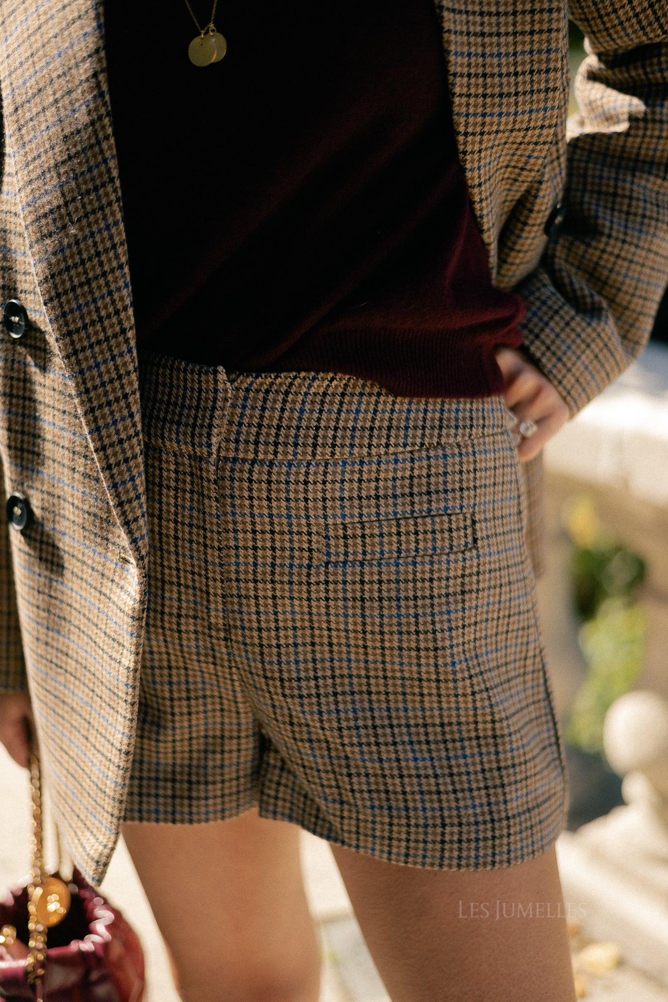 Bop shorts camel