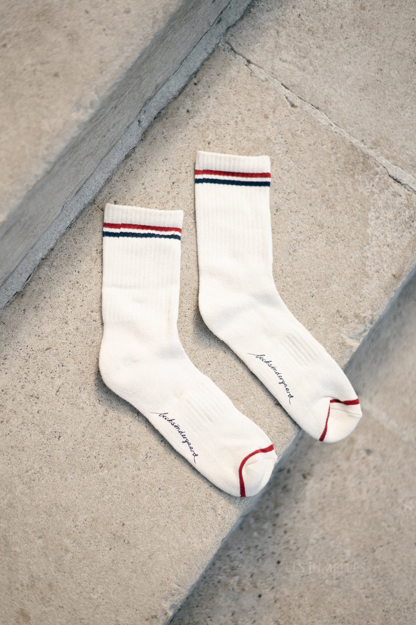 Sporty cotta sock buttercream white