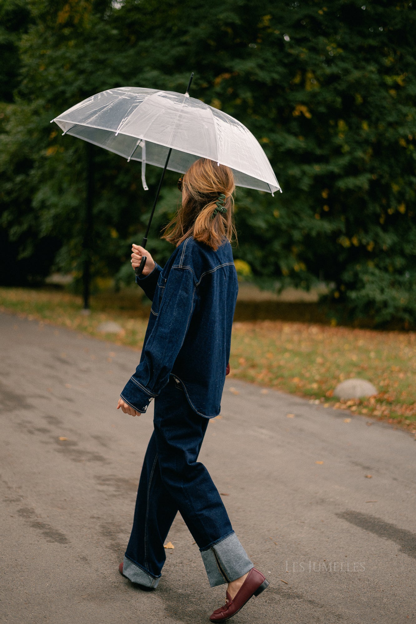 Haley denim shirt mid blue