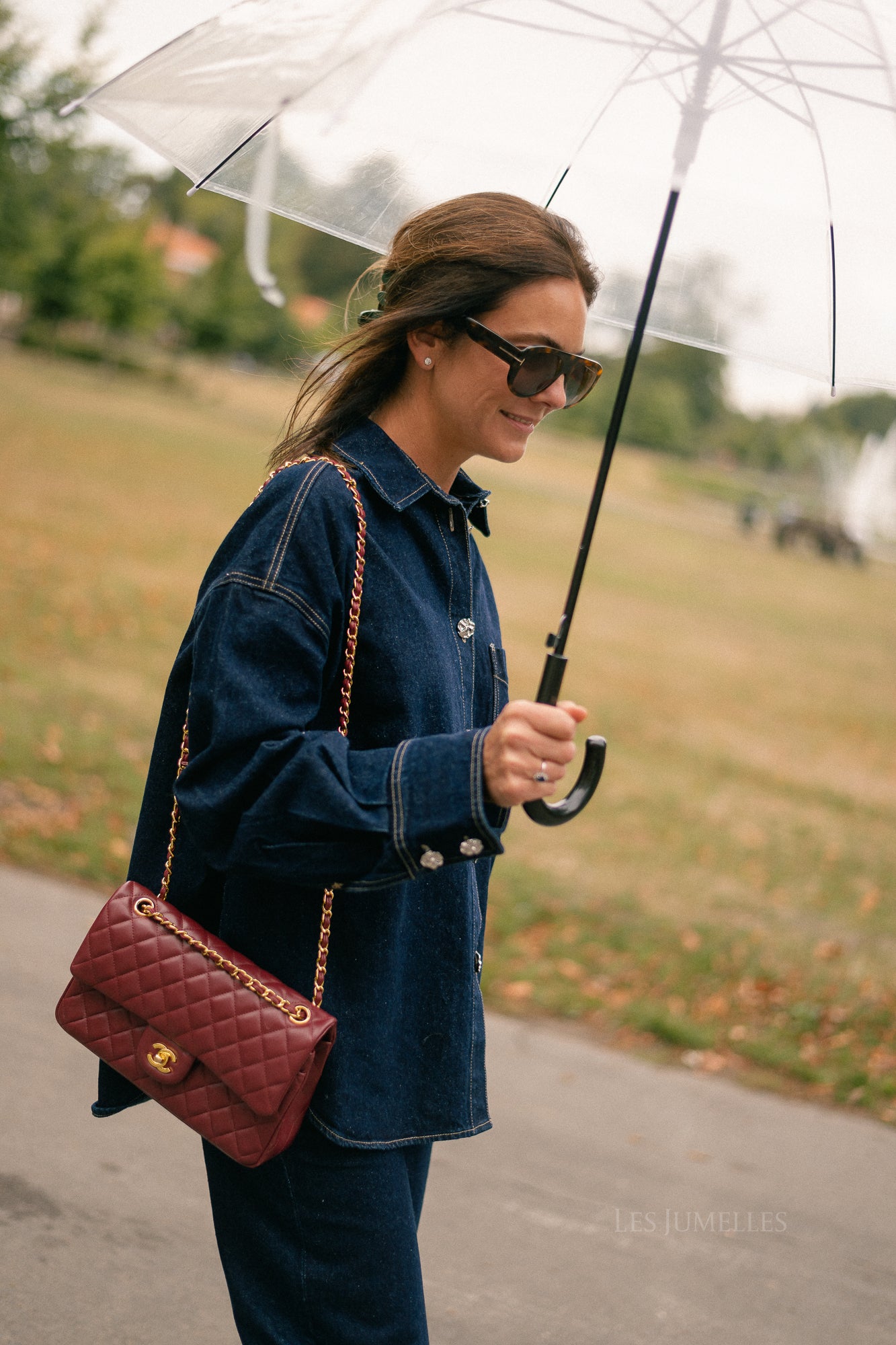 Haley denim shirt mid blue