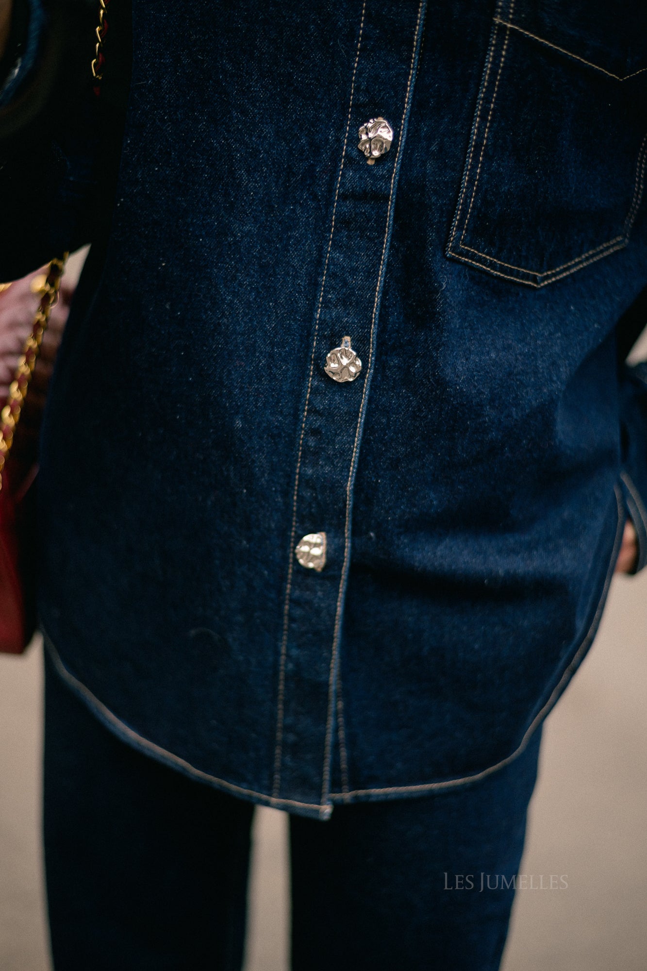 Haley denim shirt mid blue