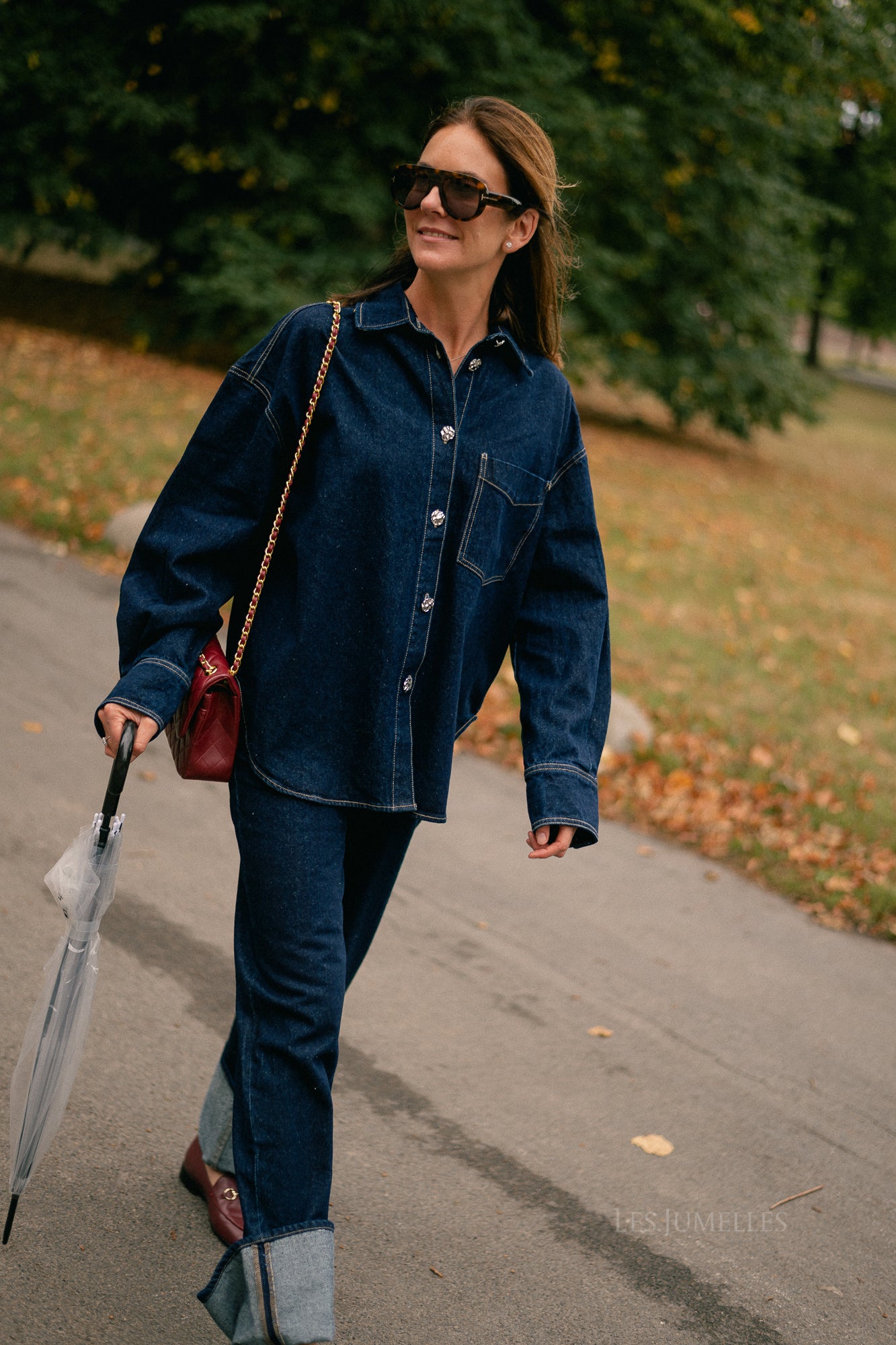 Haley denim shirt mid blue