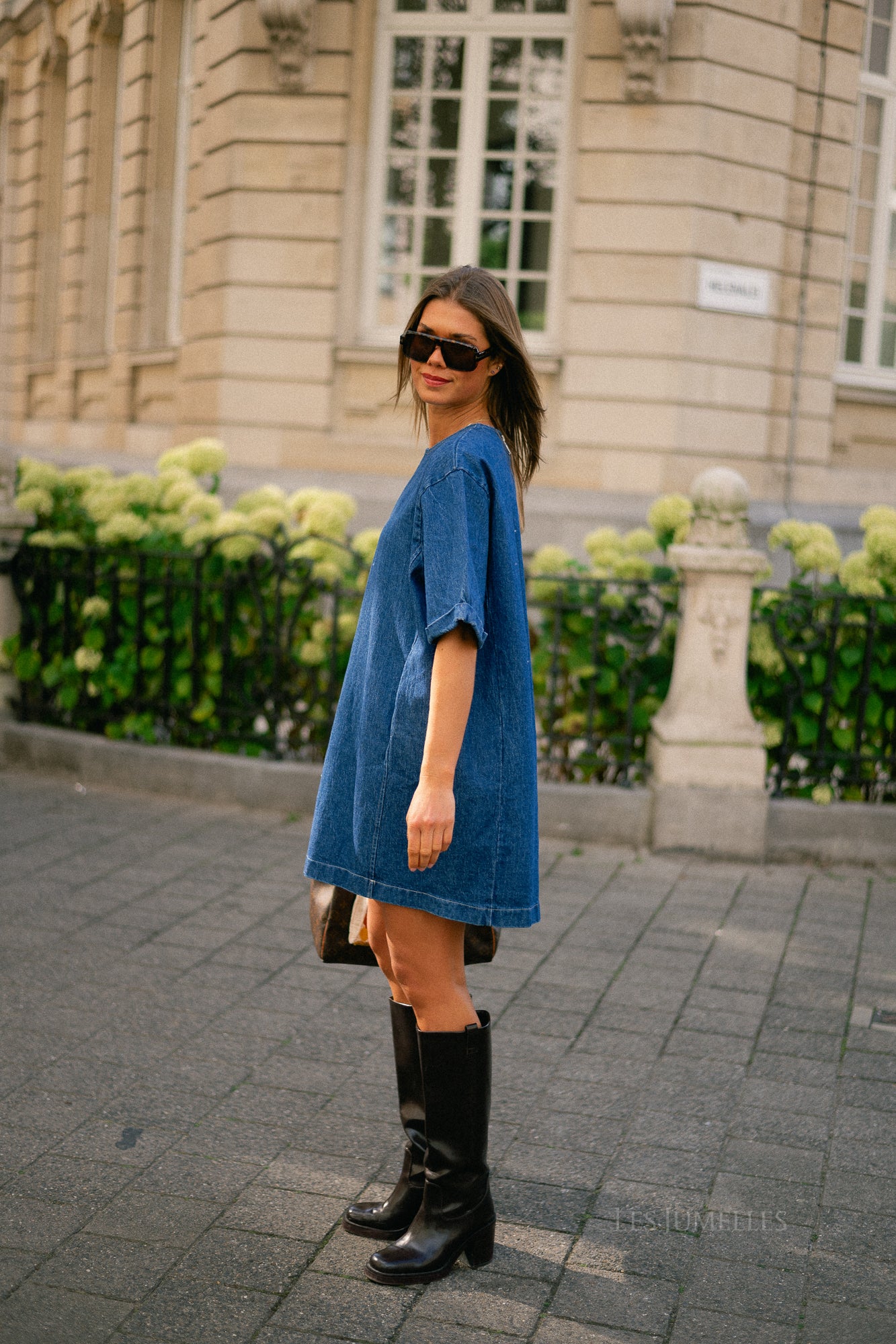 Louise denim dress medium blue