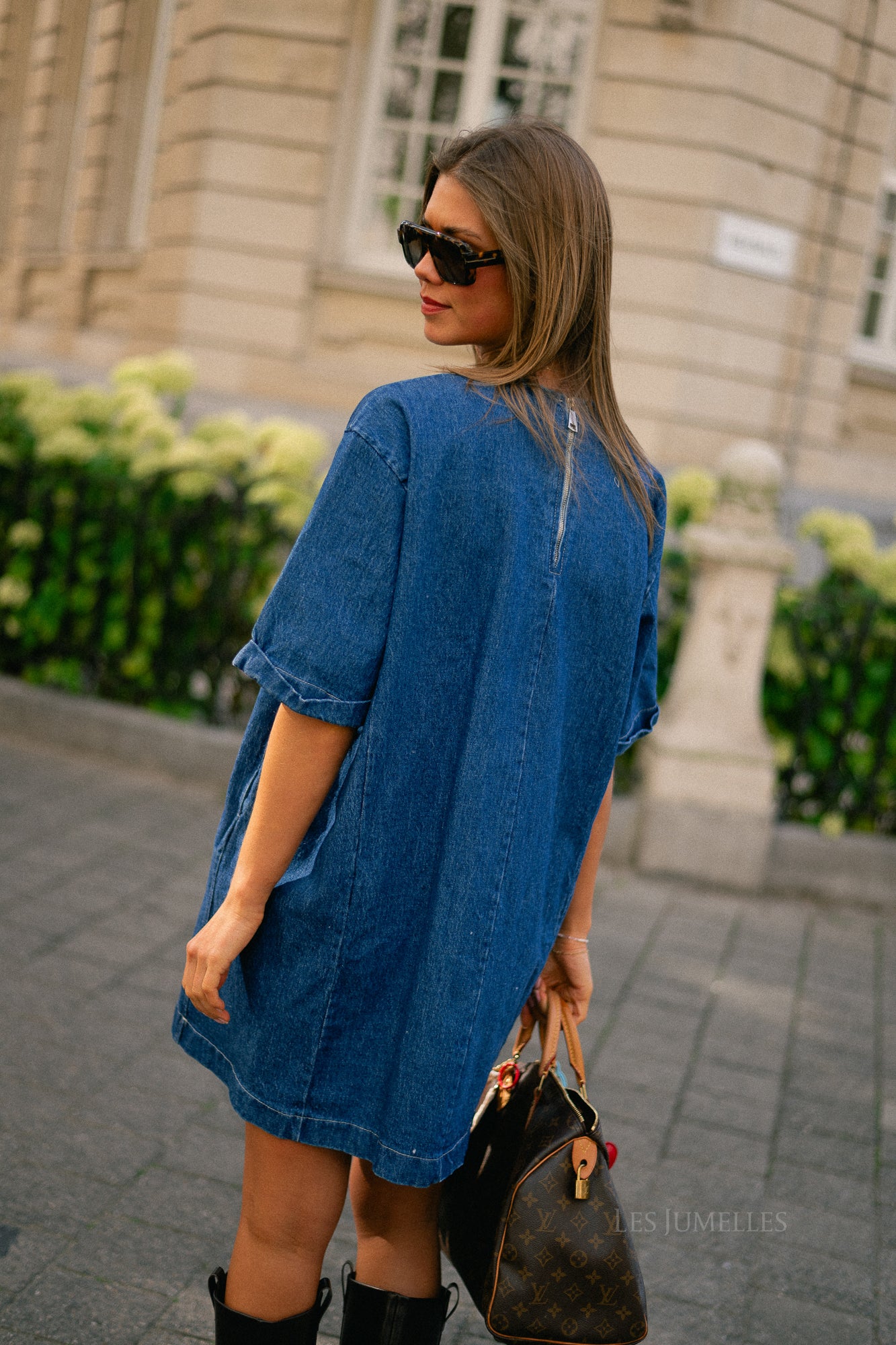 Louise denim dress medium blue