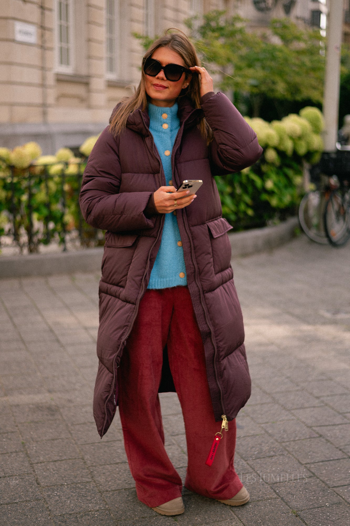 Yitty coat dark fudge