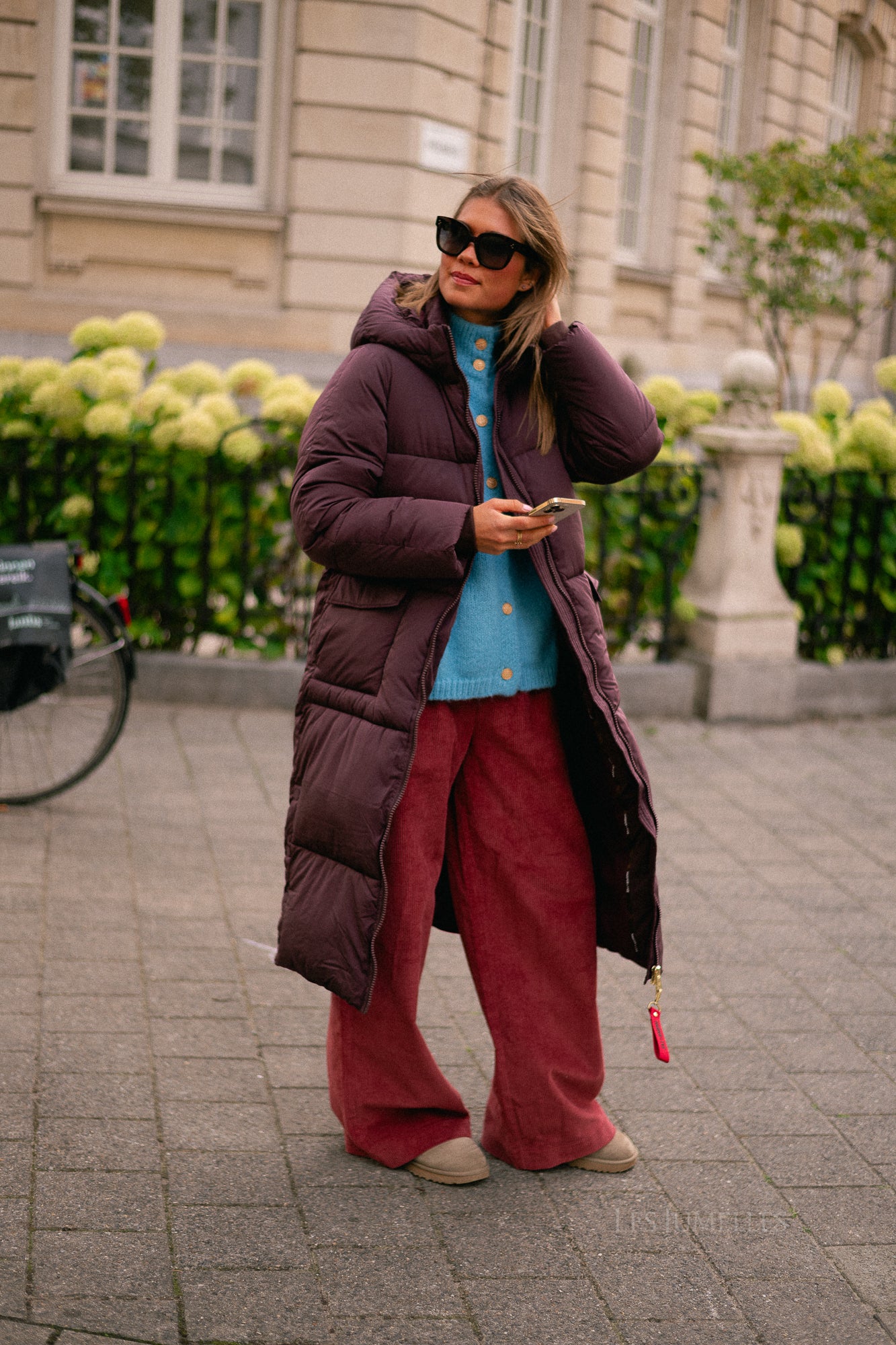 Yitty coat dark fudge