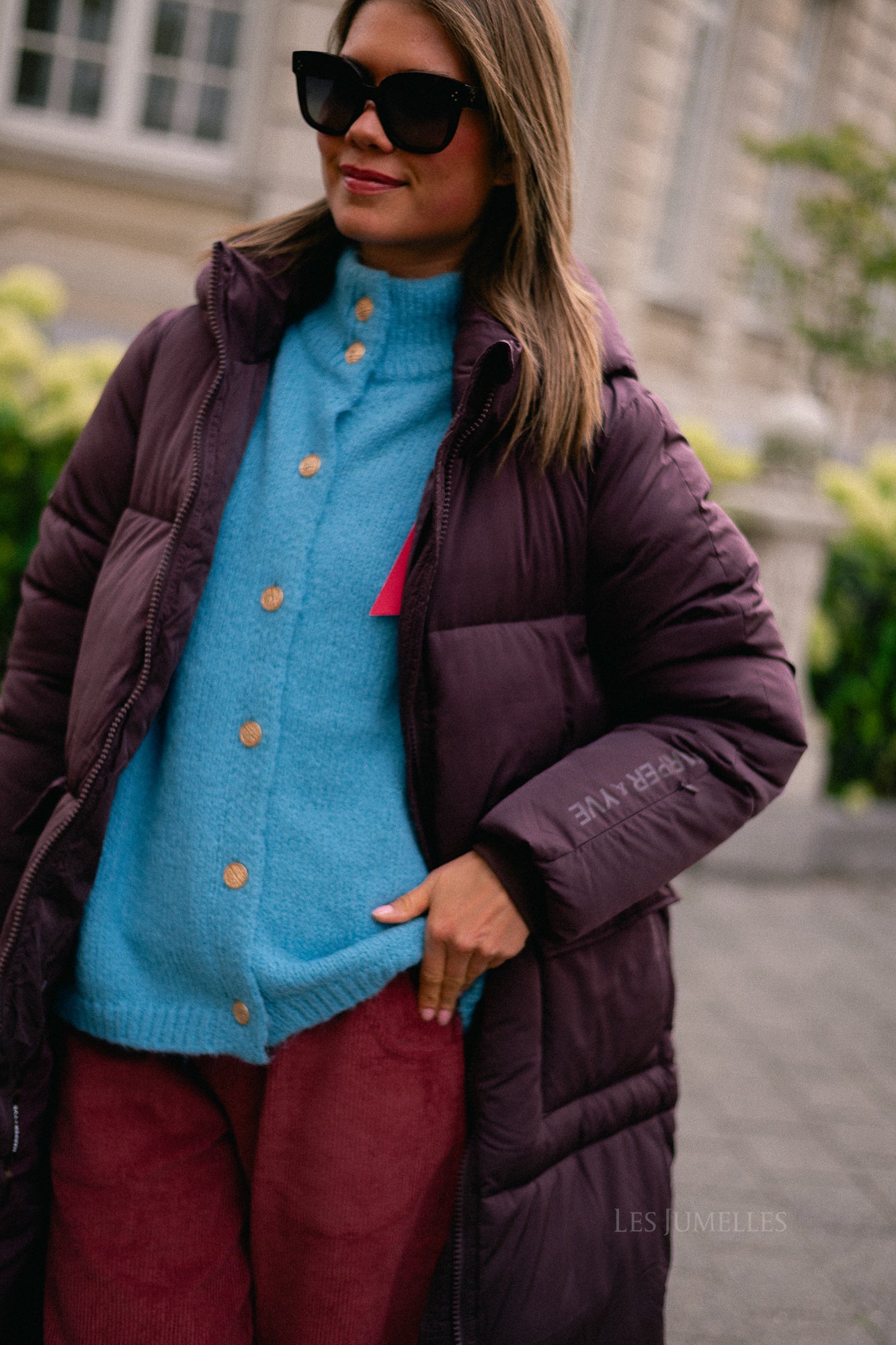 Yitty coat dark fudge