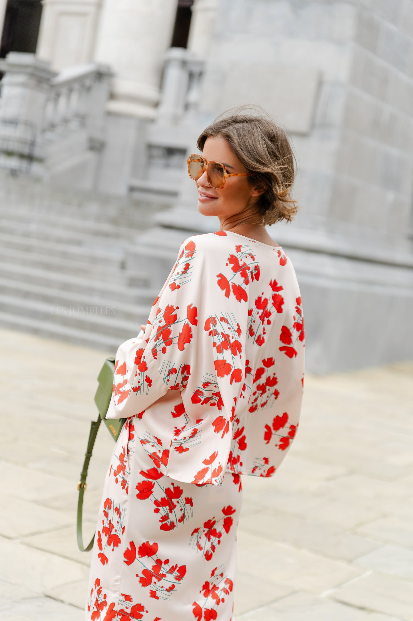 <tc>Blouse imprimée Viola écru</tc>