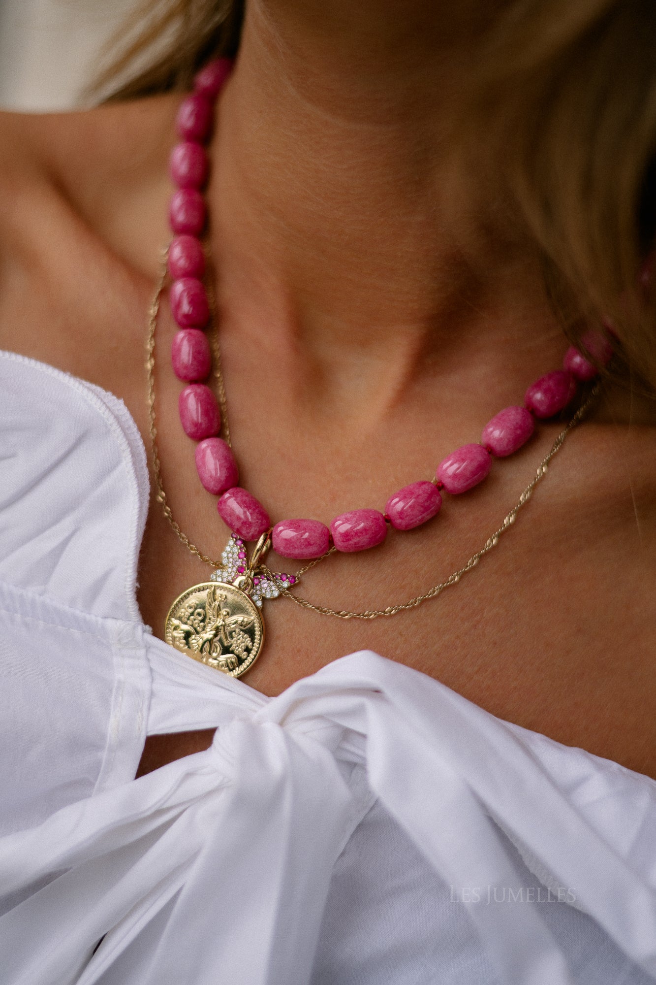 William pink necklace