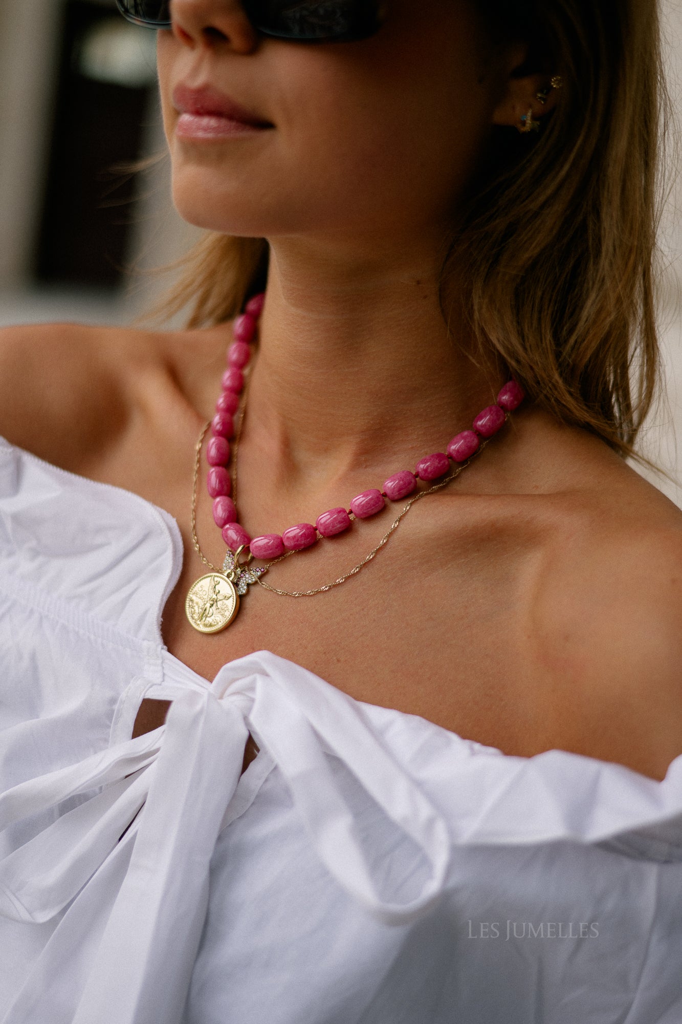 William pink necklace