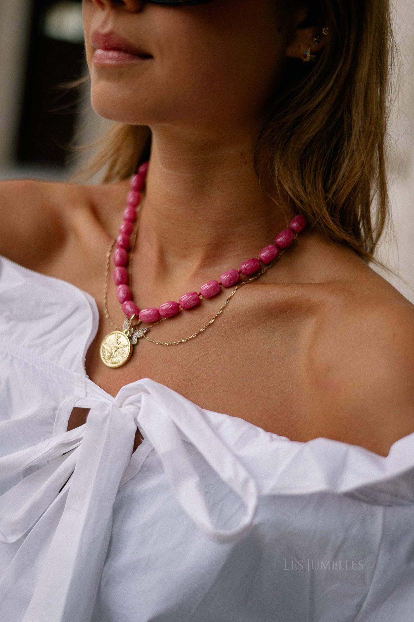 William pink necklace