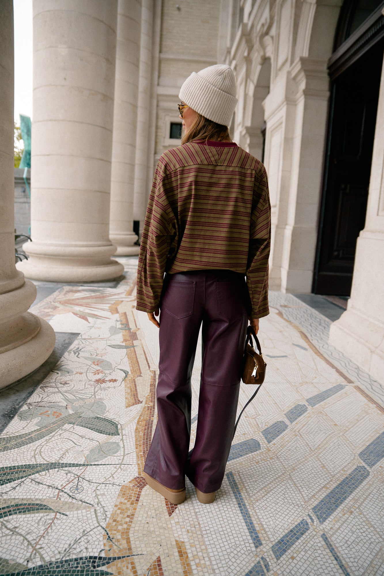 VIAnnie RW pants coated fig