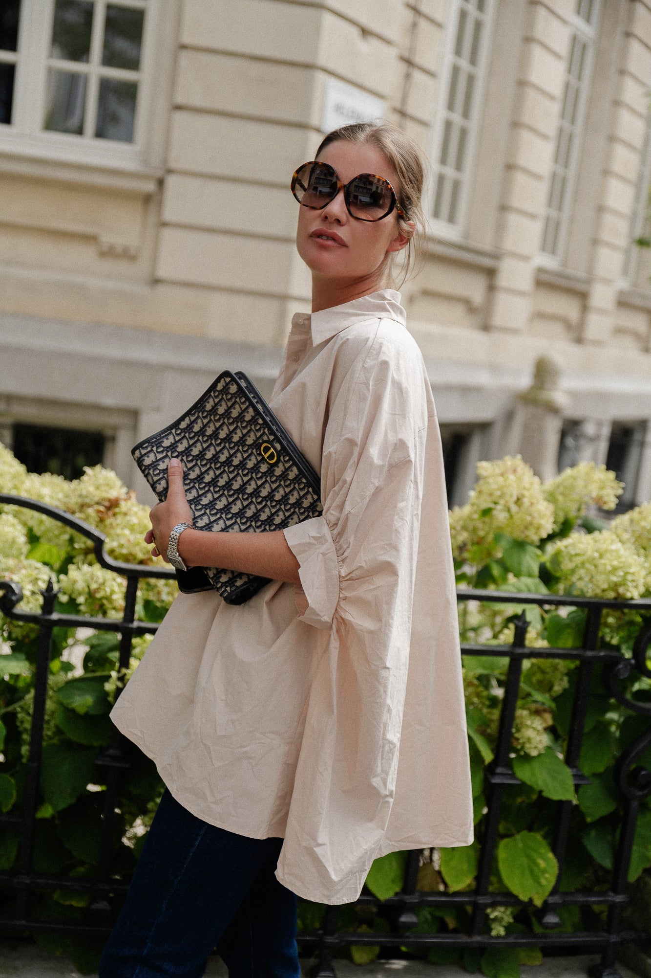 Silvy SS blouse beige