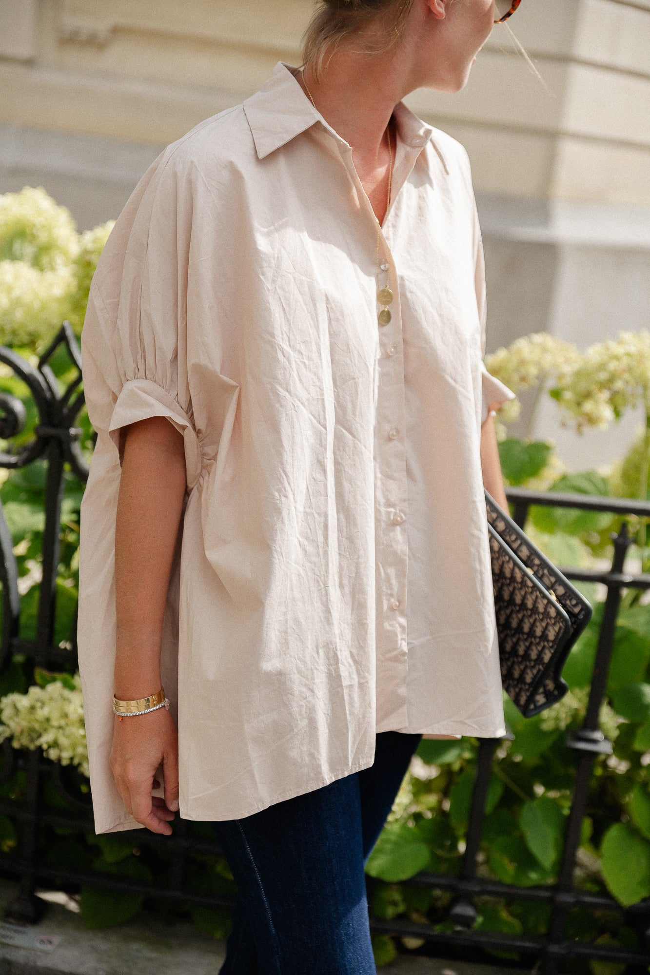 Silvy SS blouse beige