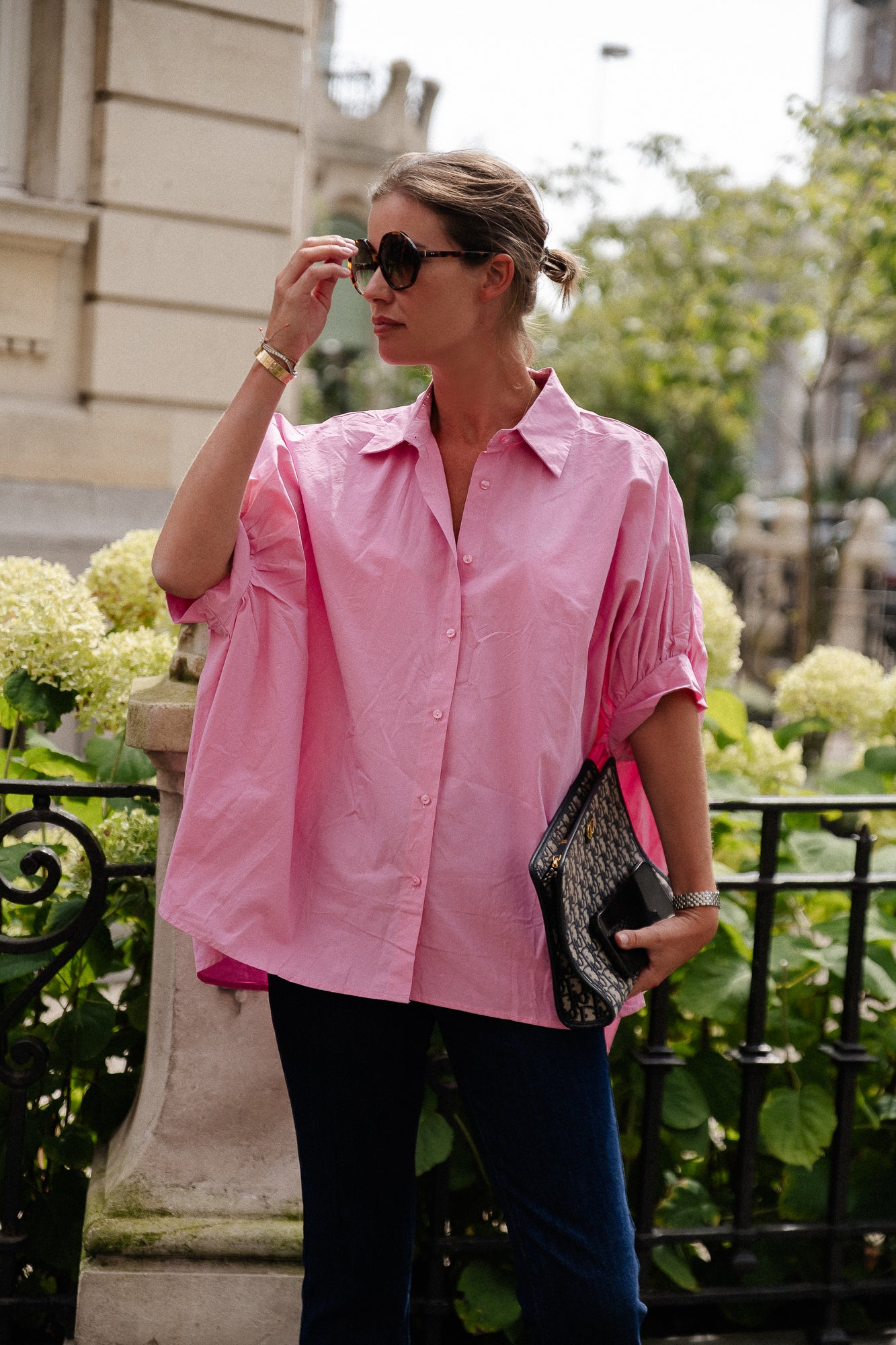 Silvy SS blouse pink