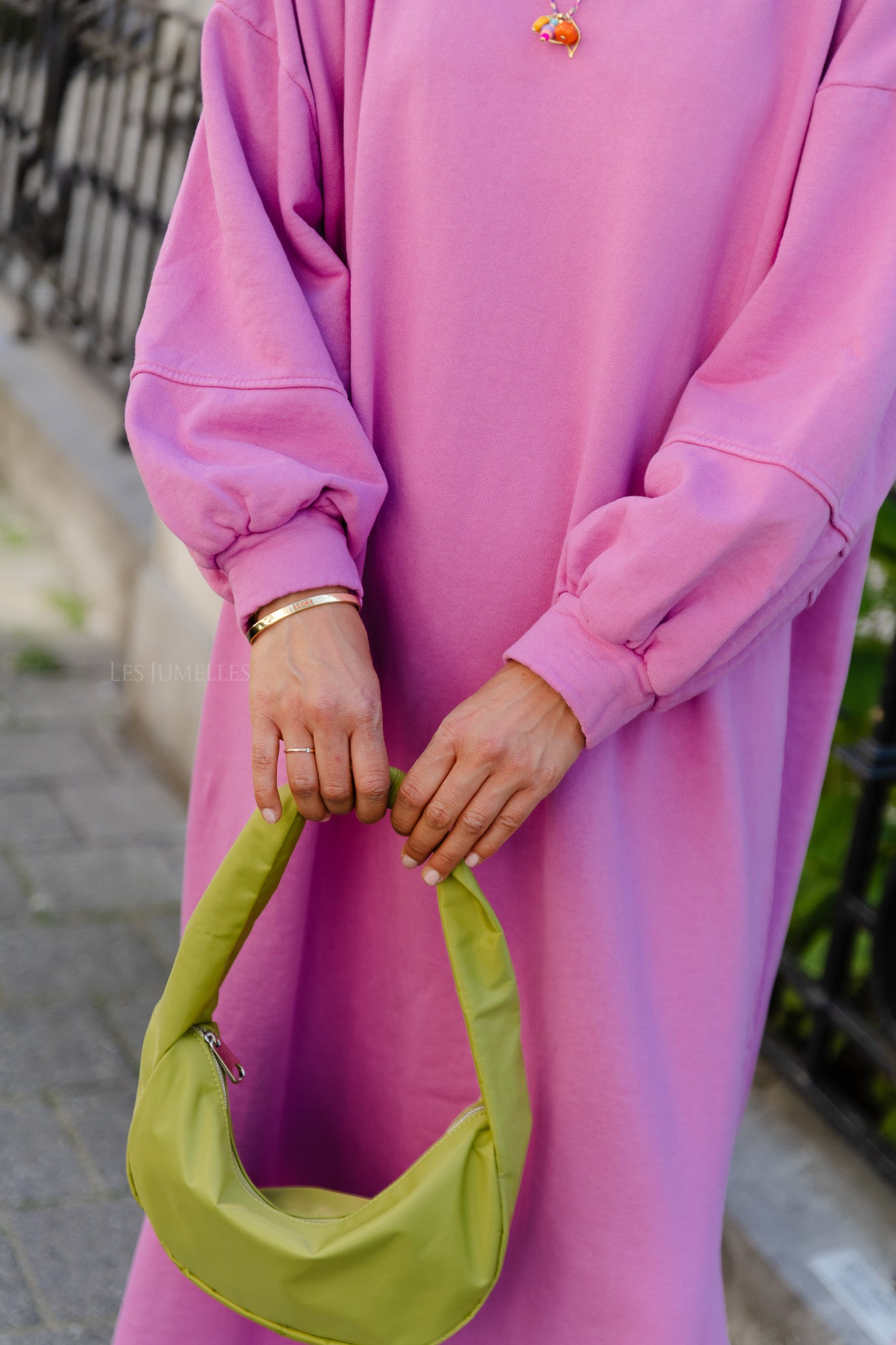 Anke sweater dress pink