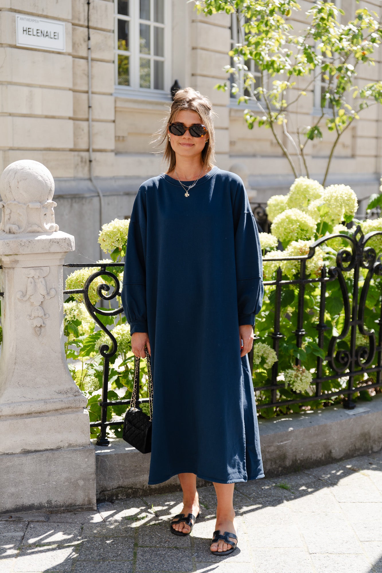 Robe pull Anke marine