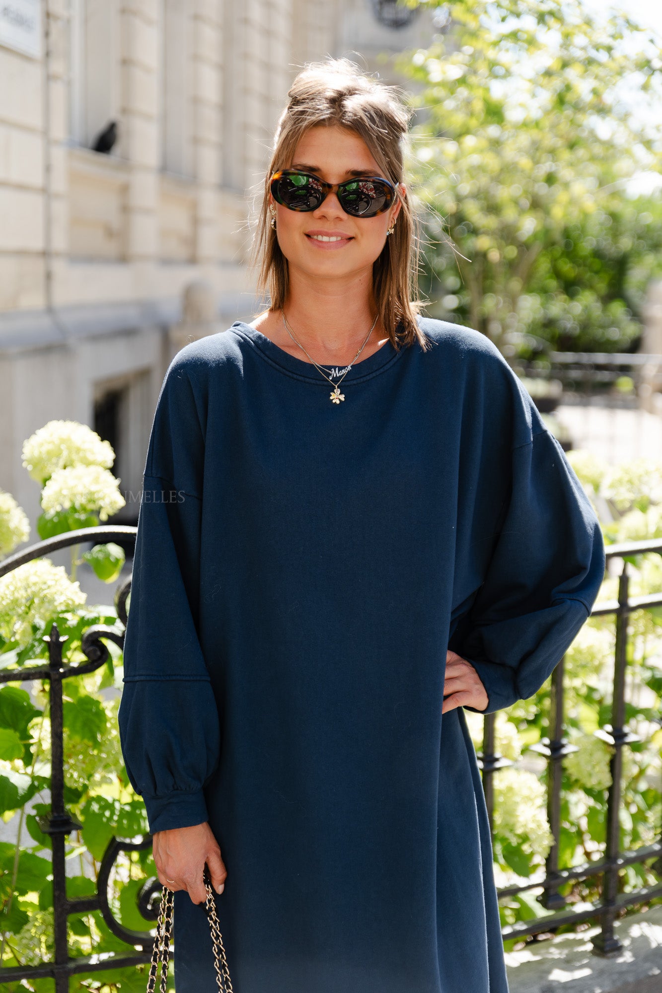 Robe pull Anke marine