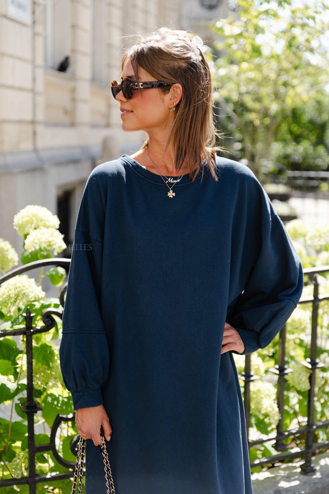 Robe pull Anke marine