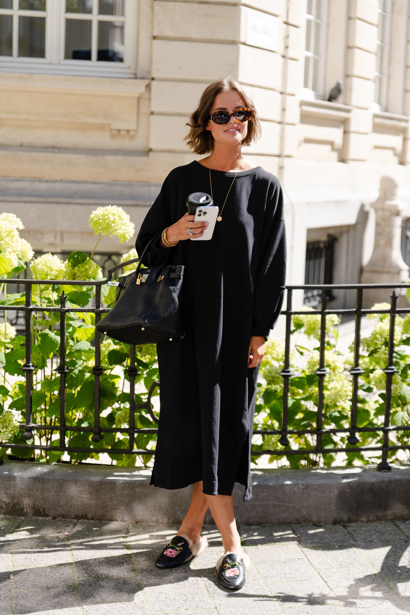 Anke sweaterjurk zwart