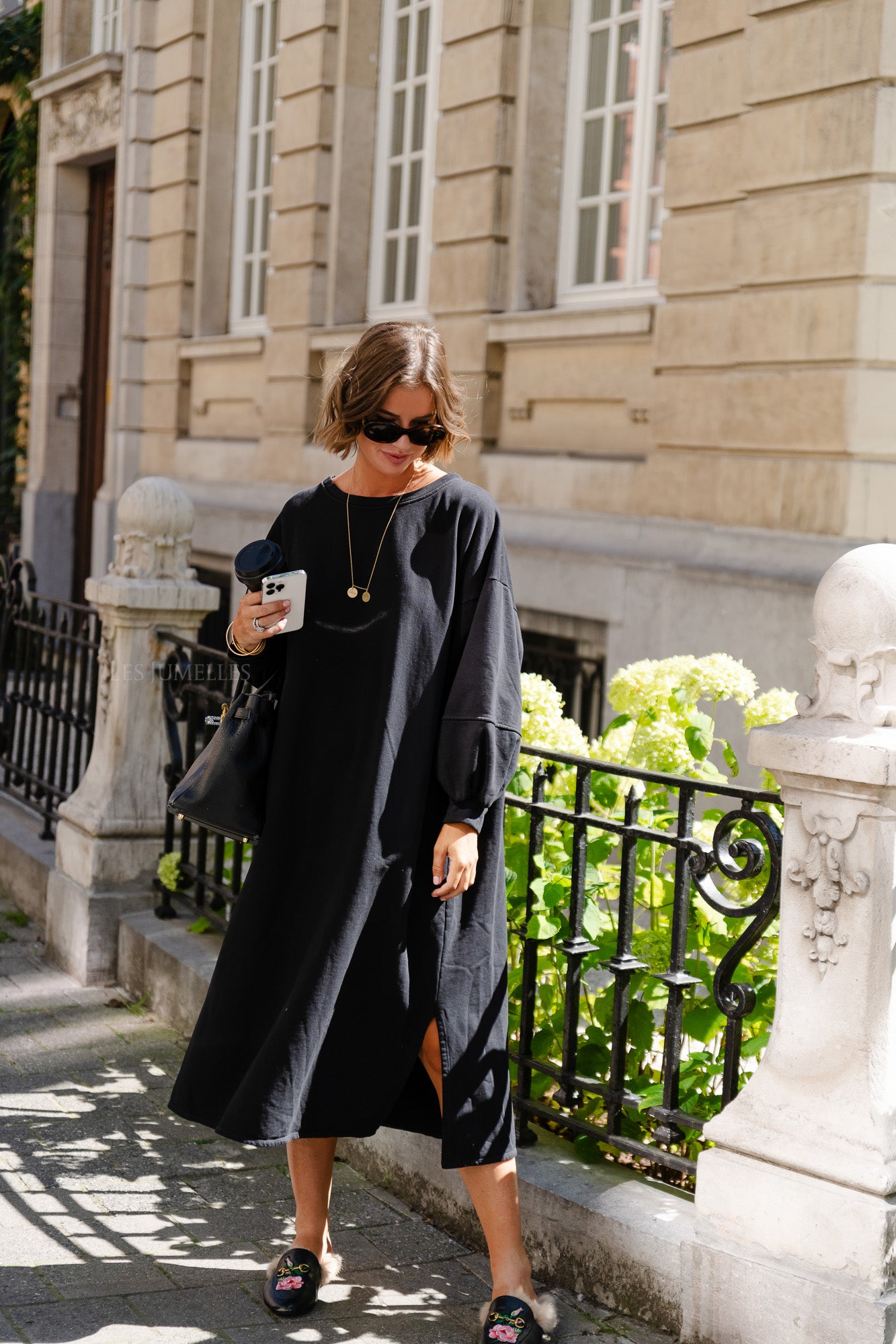 Anke sweaterjurk zwart