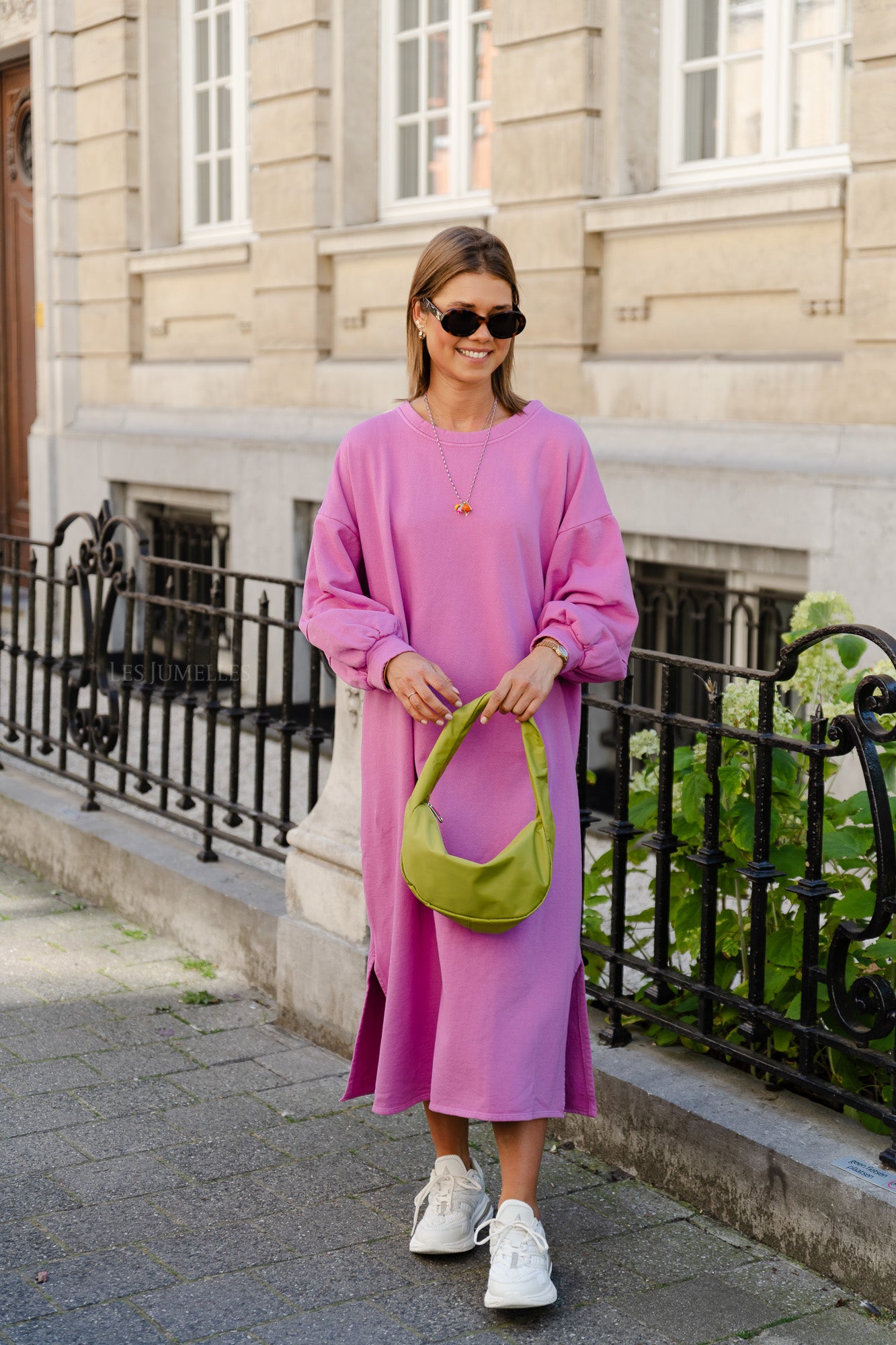 Anke sweater dress pink
