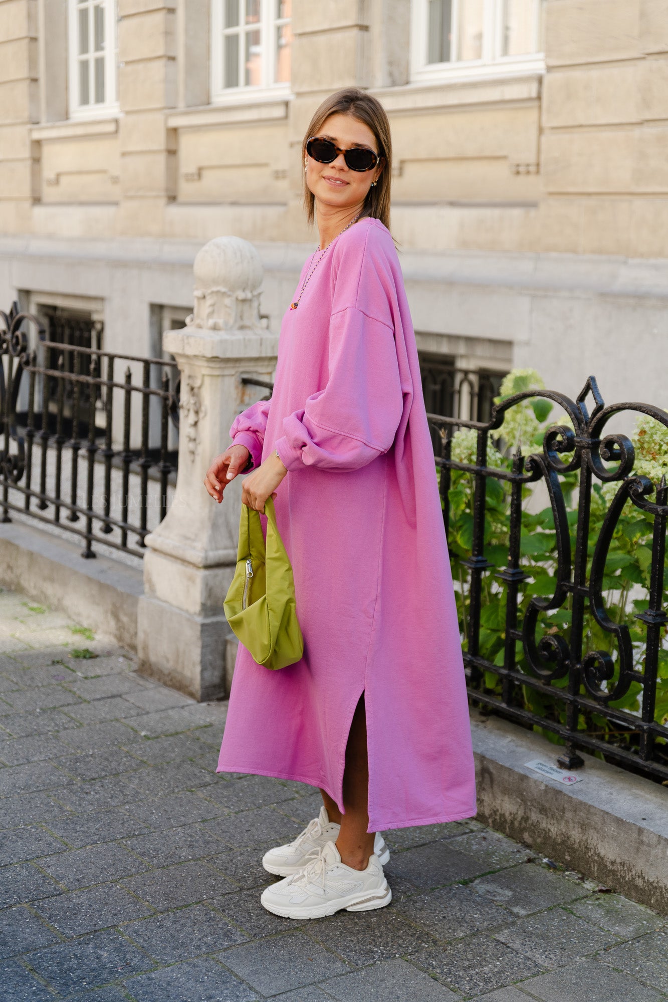 Anke sweater dress pink
