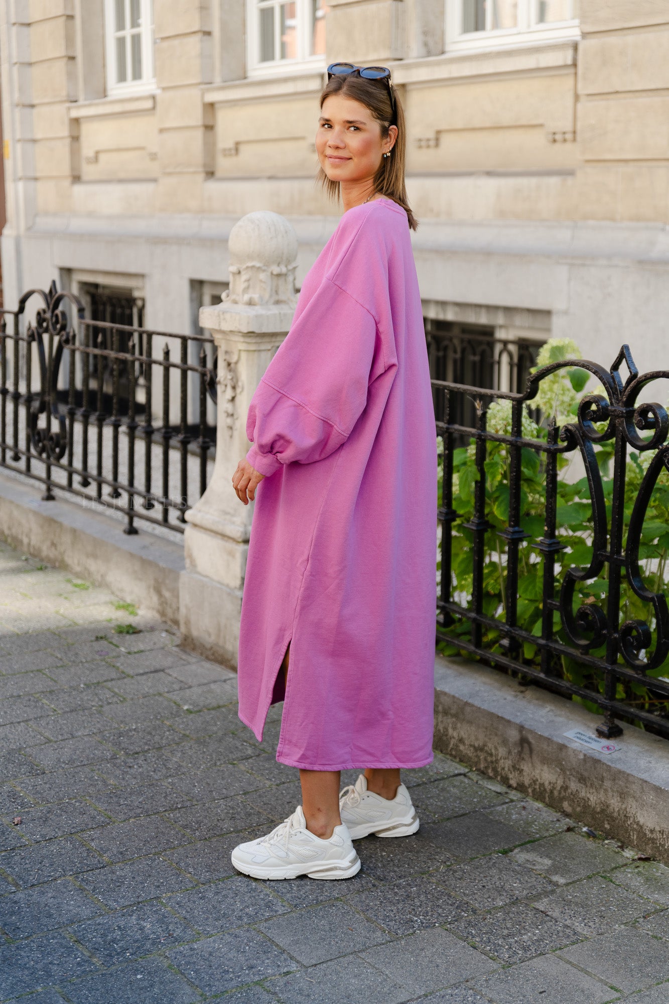 Anke sweater dress pink