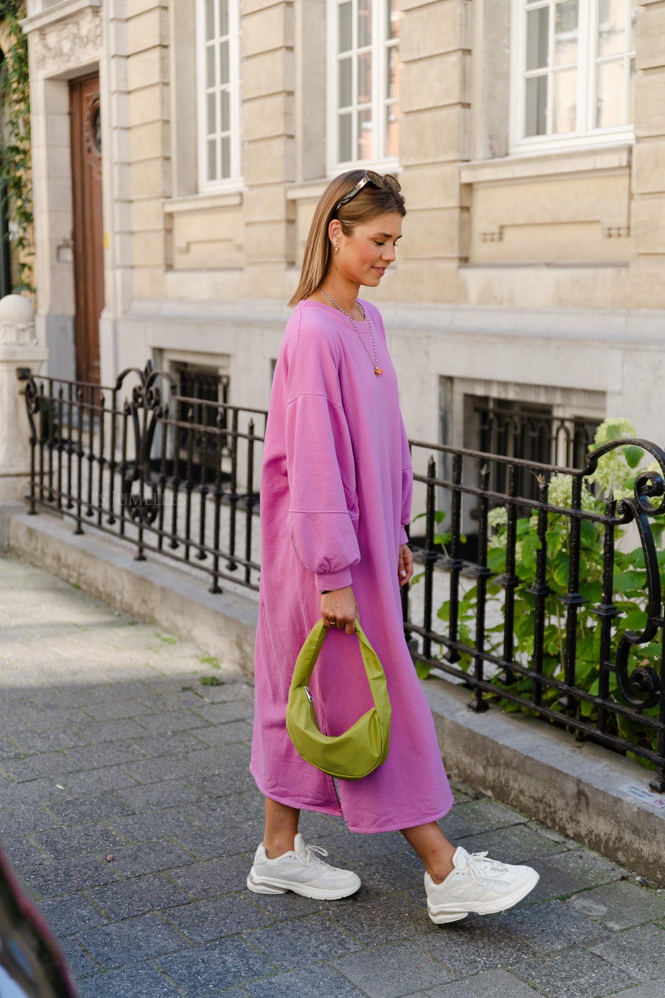 Anke sweater dress pink