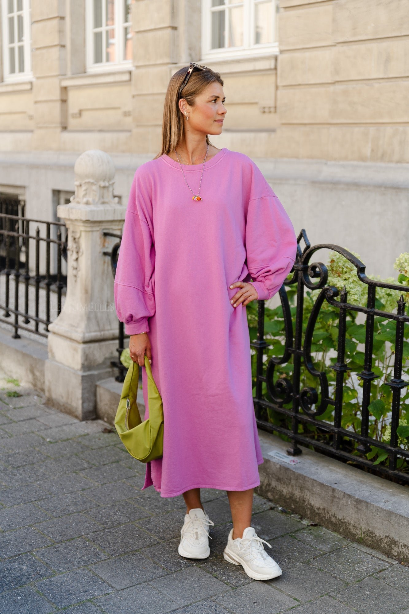 Anke sweater dress pink