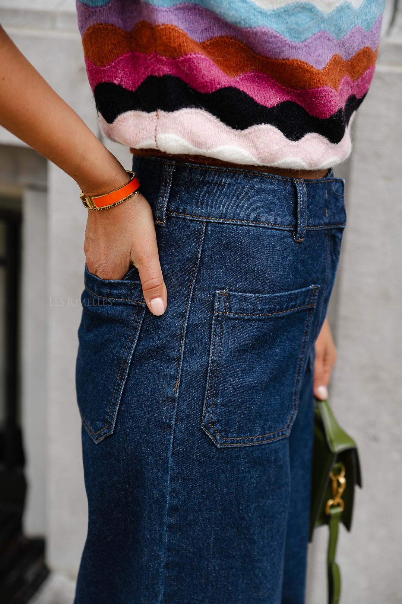 Jean Viflora denim bleu foncé